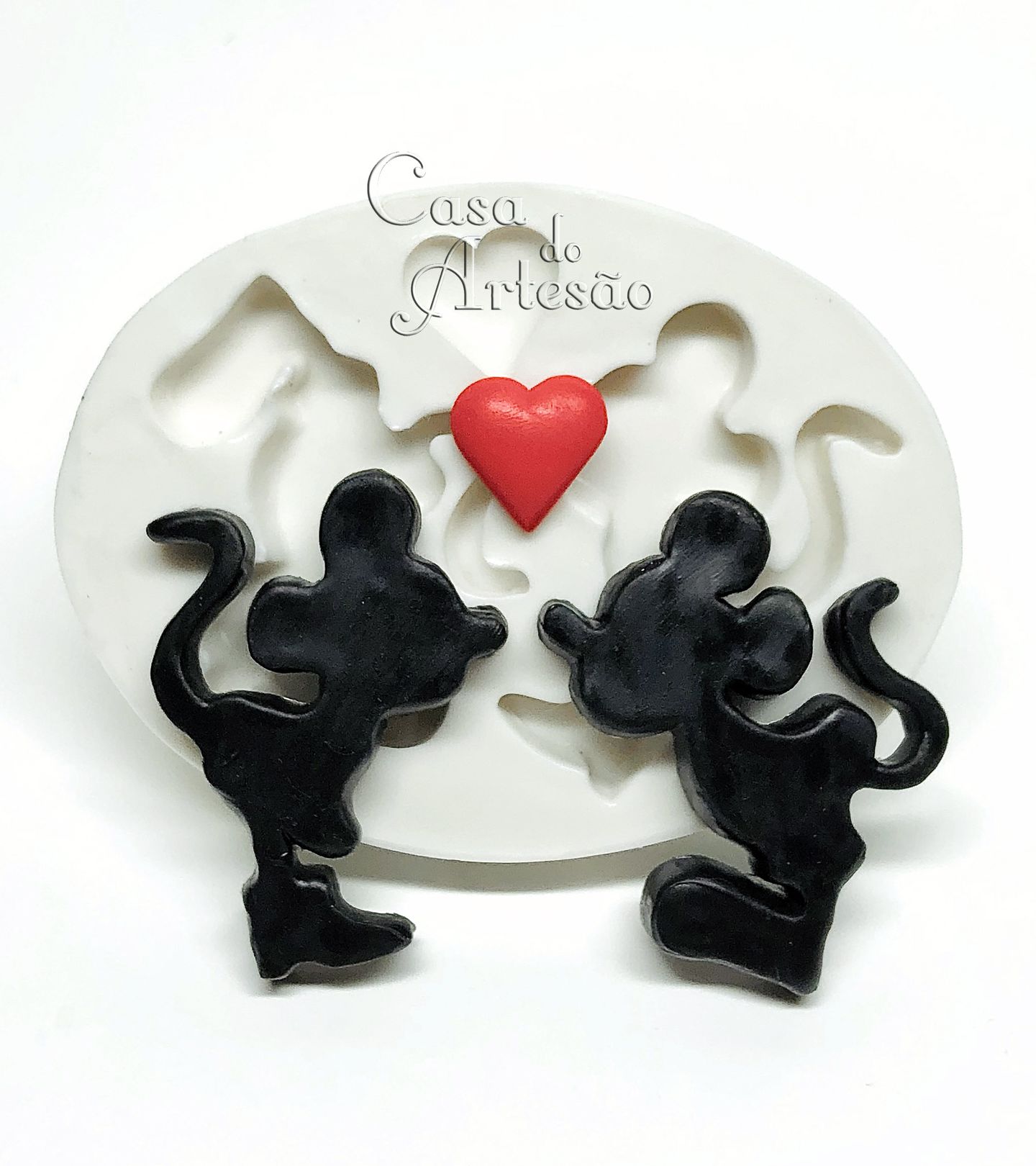 Mickey - Sombra Mickey e Minie - Grande - P901