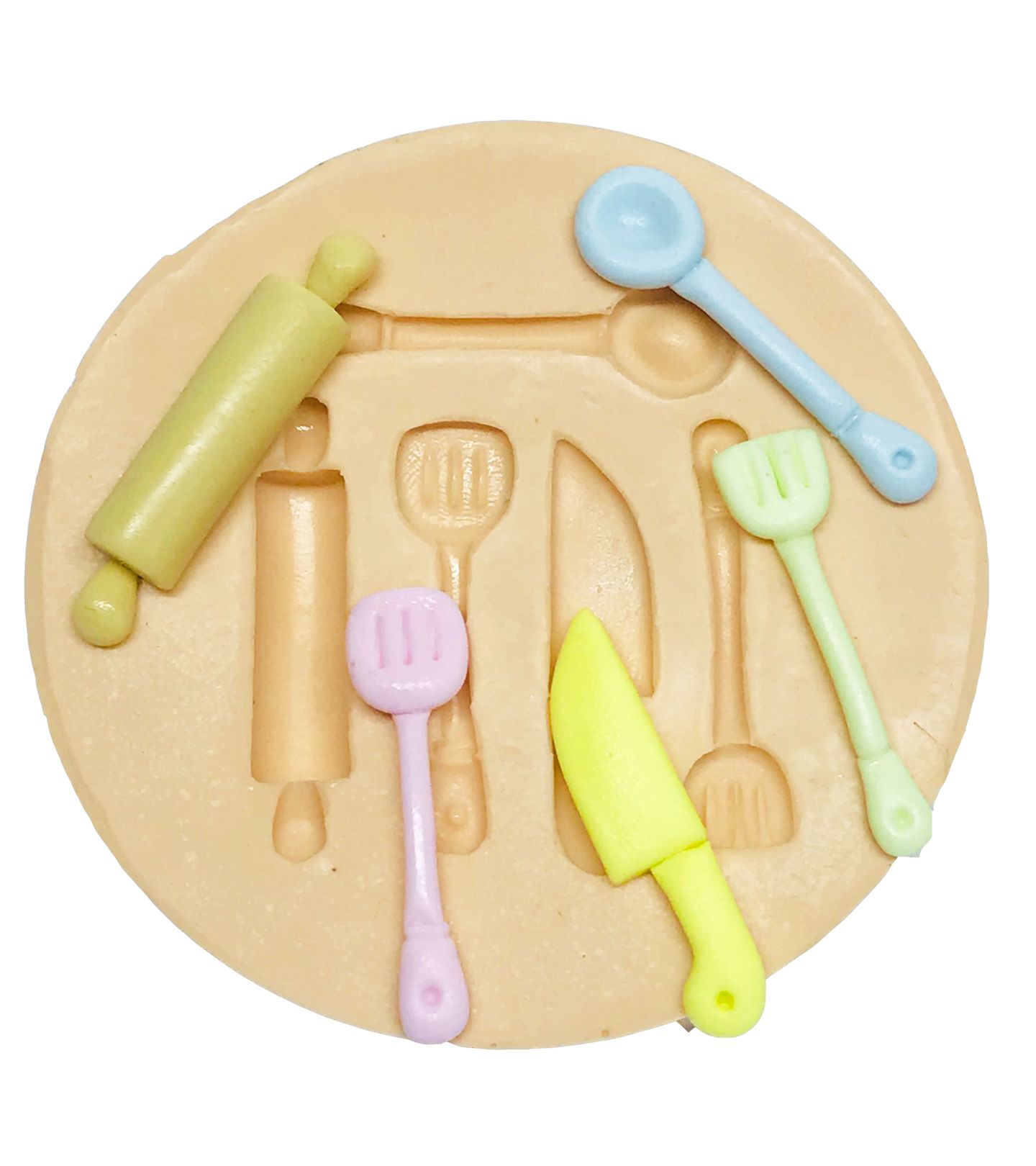 Utensilios de Cozinha - Colheres, Faca, Rolo - Pequeno - P557