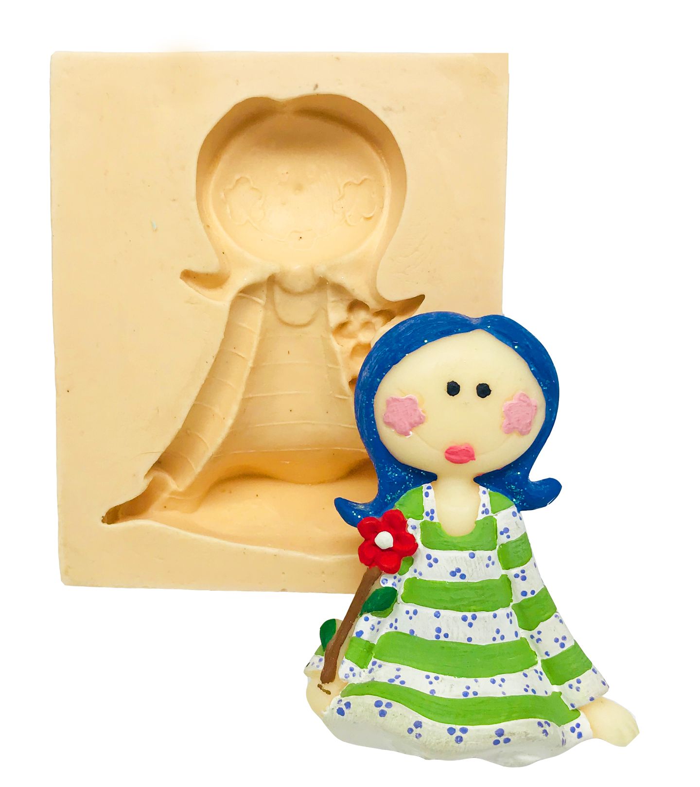 Menina c/ Flor - P10