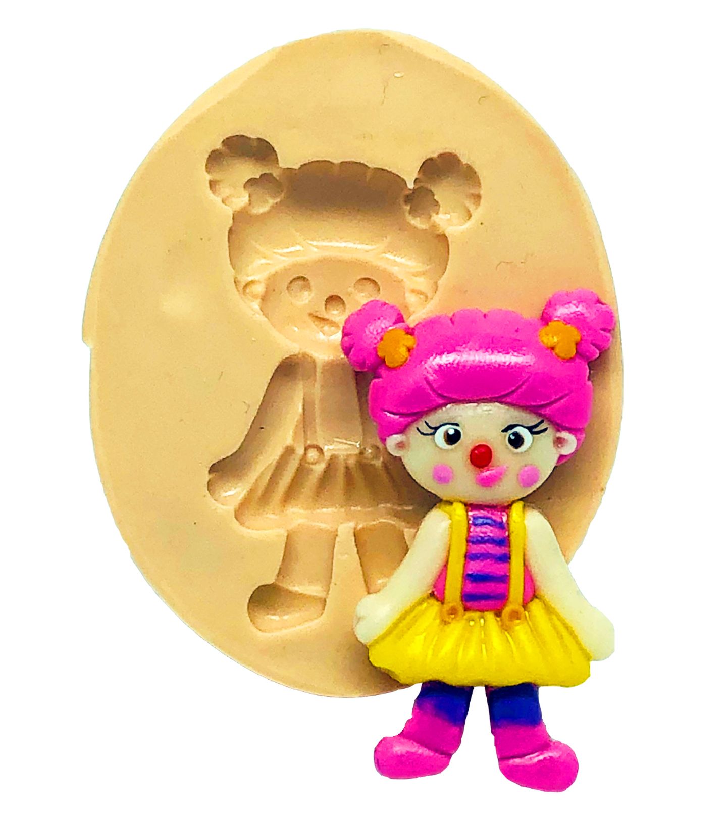 Circo Rosa - Palhaça 1 - Media - P833