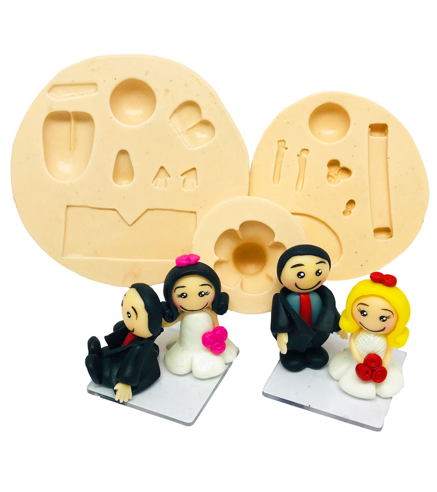 Noivos em Pé / Sentado