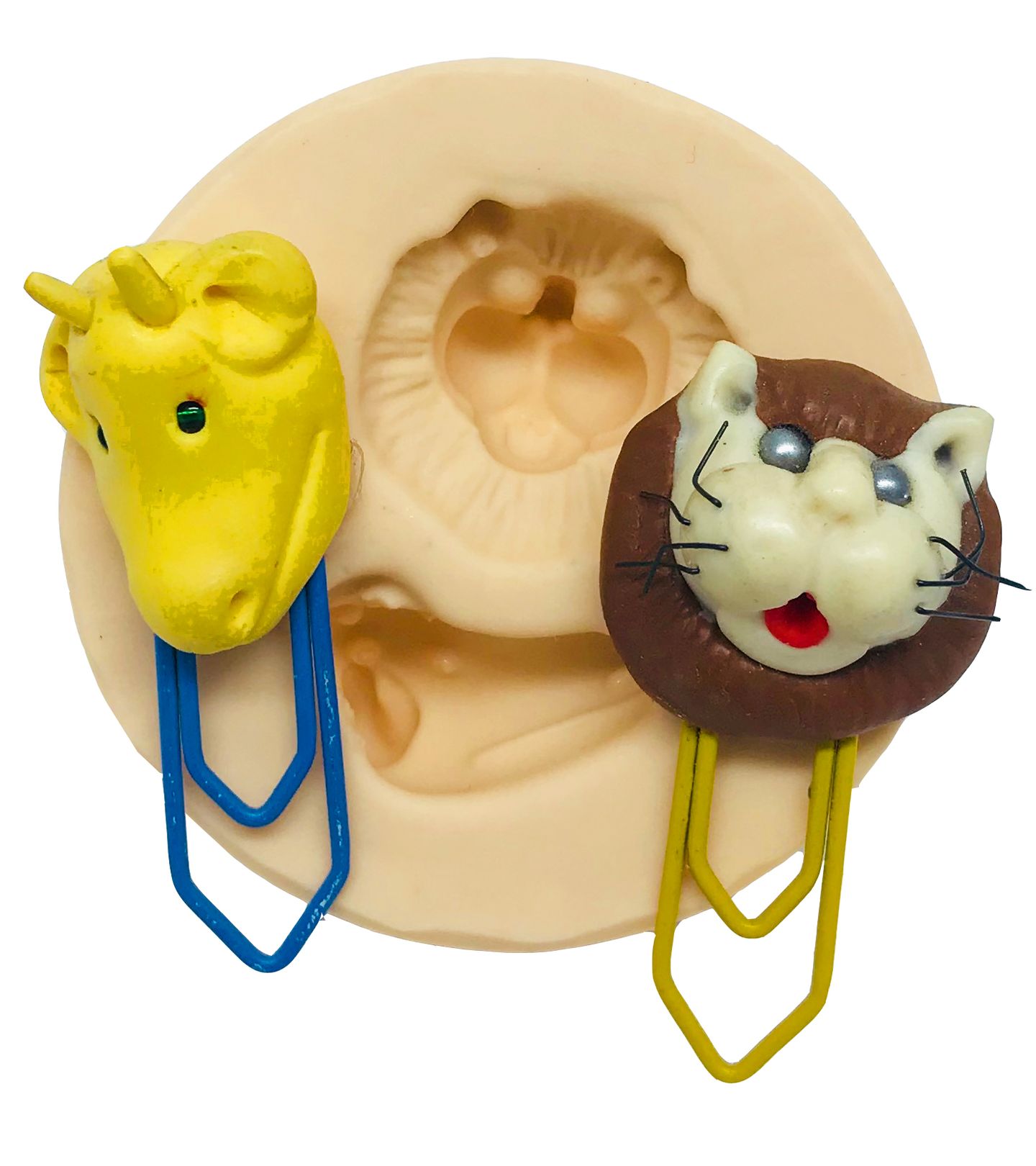 Mini Cabecinha Leão/Girafa