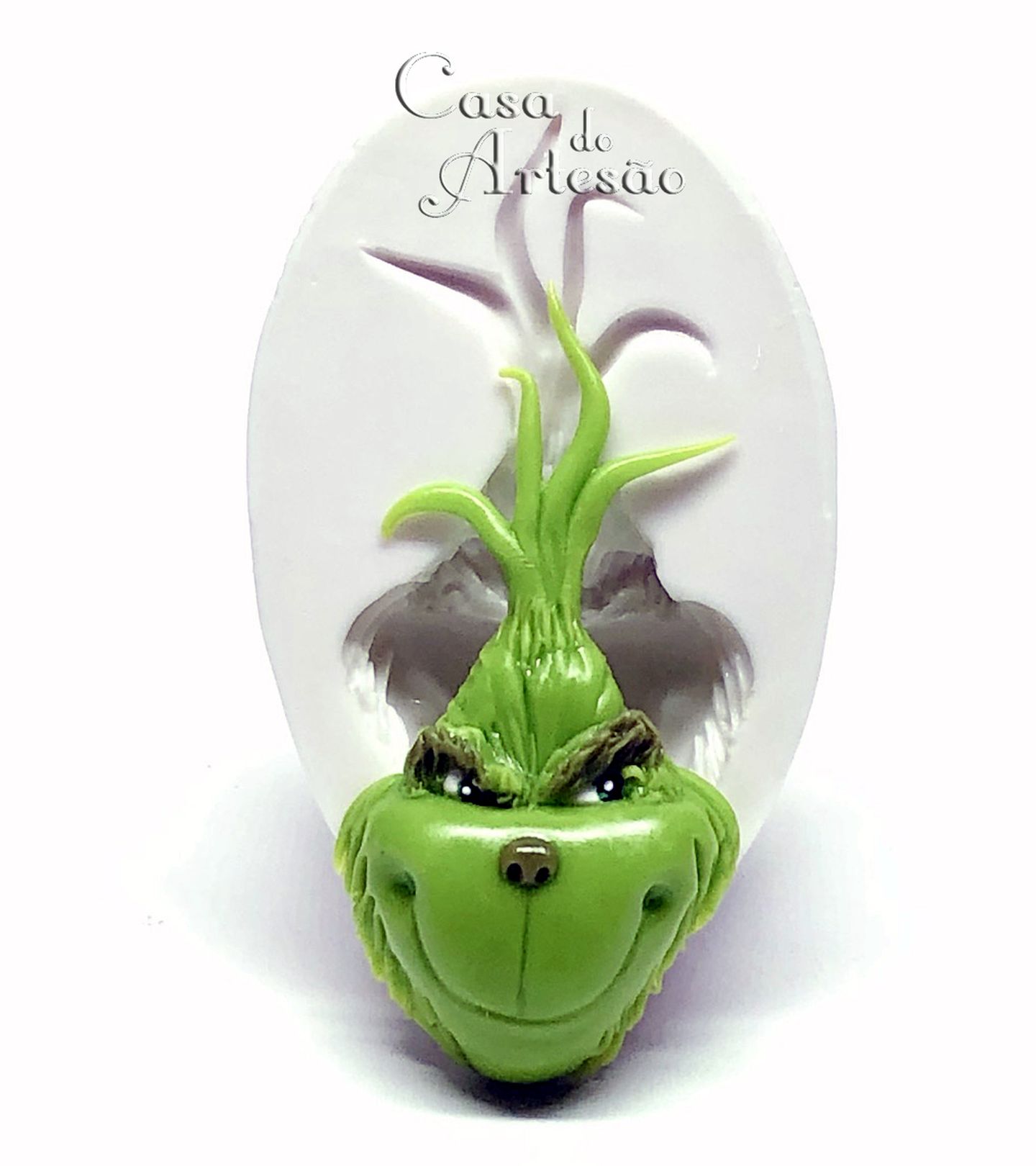 Natal - Rosto Grinch - Medio - P933