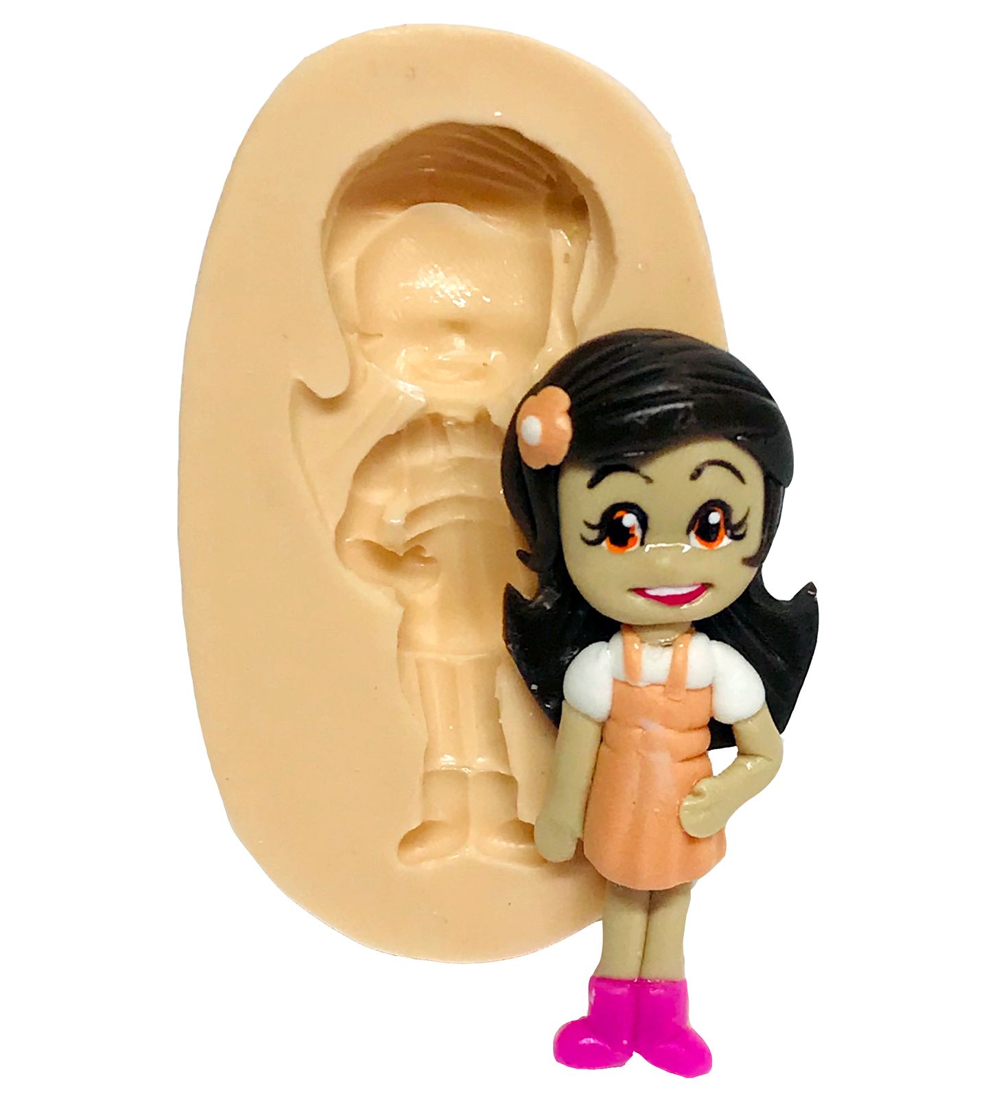 Moranguinho - Laranjinha - Boneca Pequena - P531