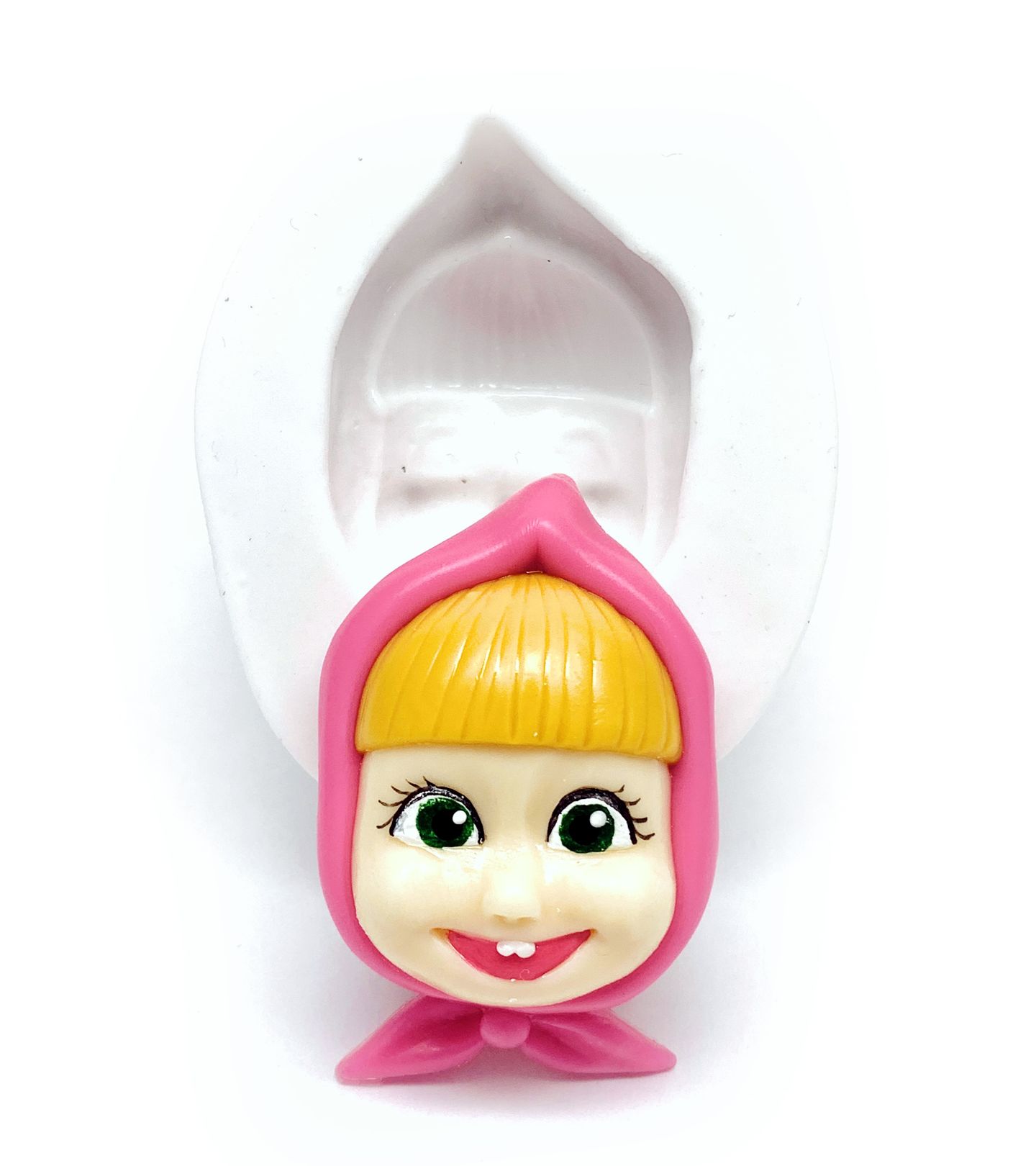 Masha e o Urso - Rosto Masha - Grande - P363