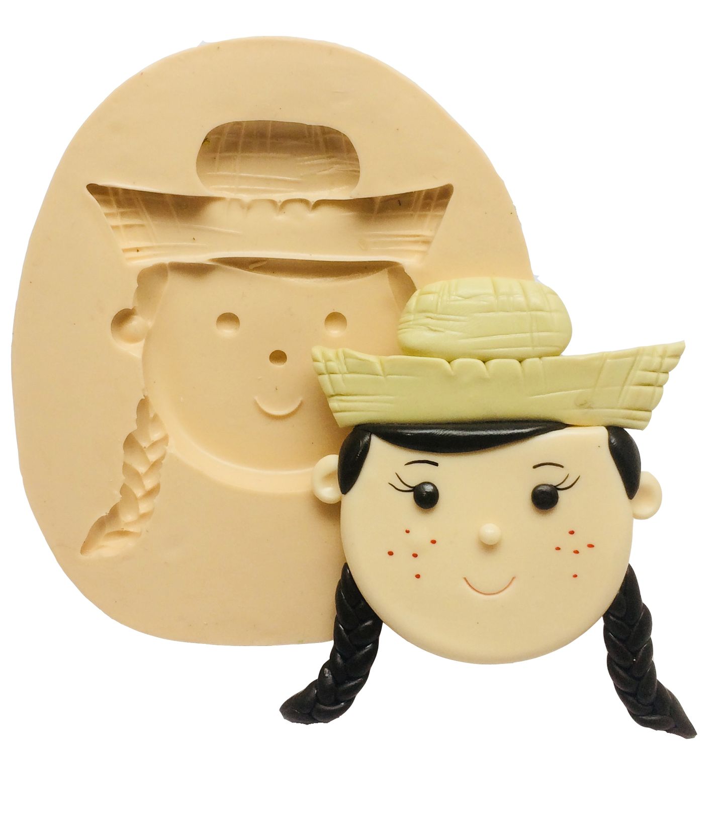 Caipira - Rosto Mulher - Super Grande - P338