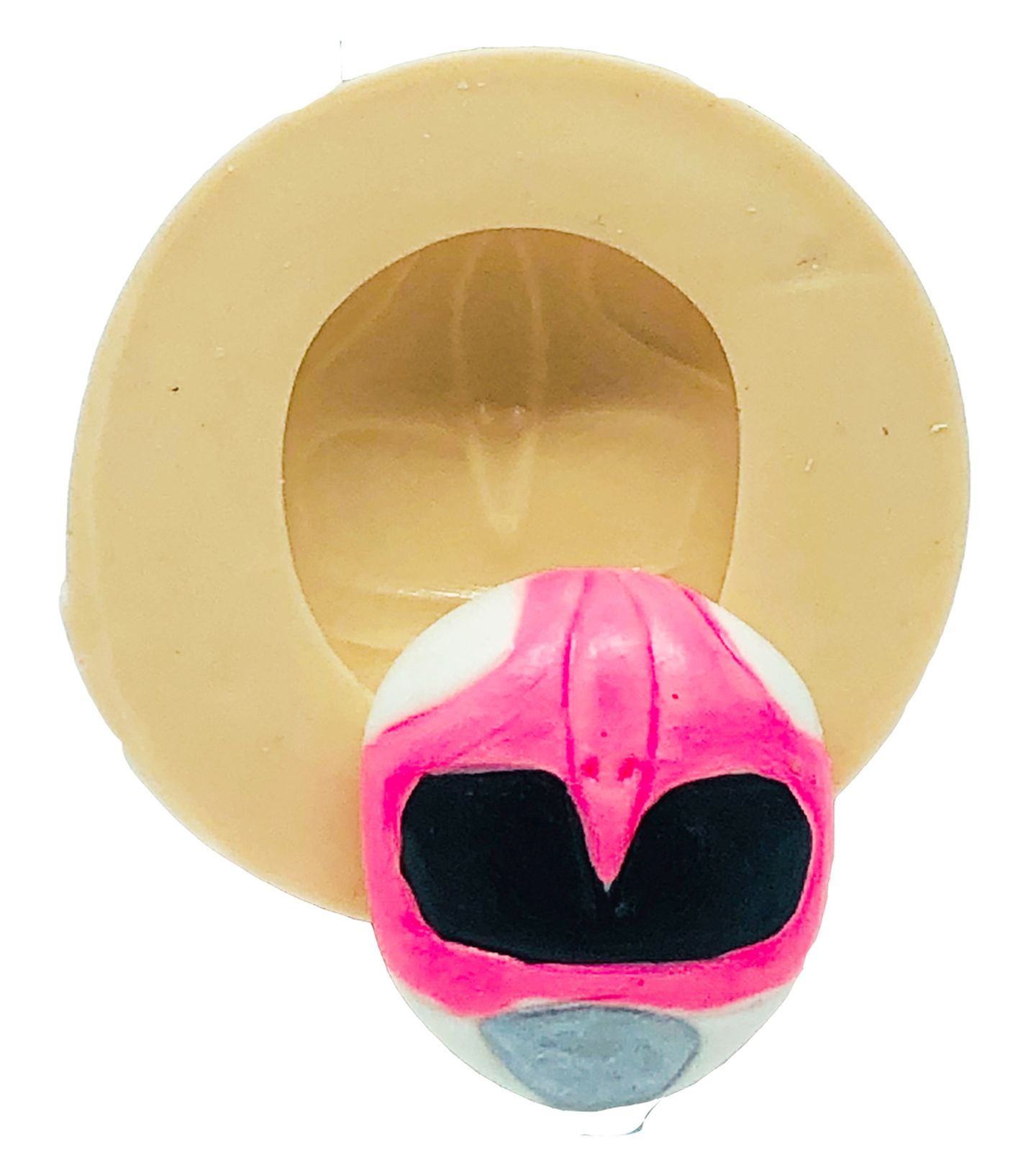 Power Ranger - Rosto Rosa - Pequeno - P794