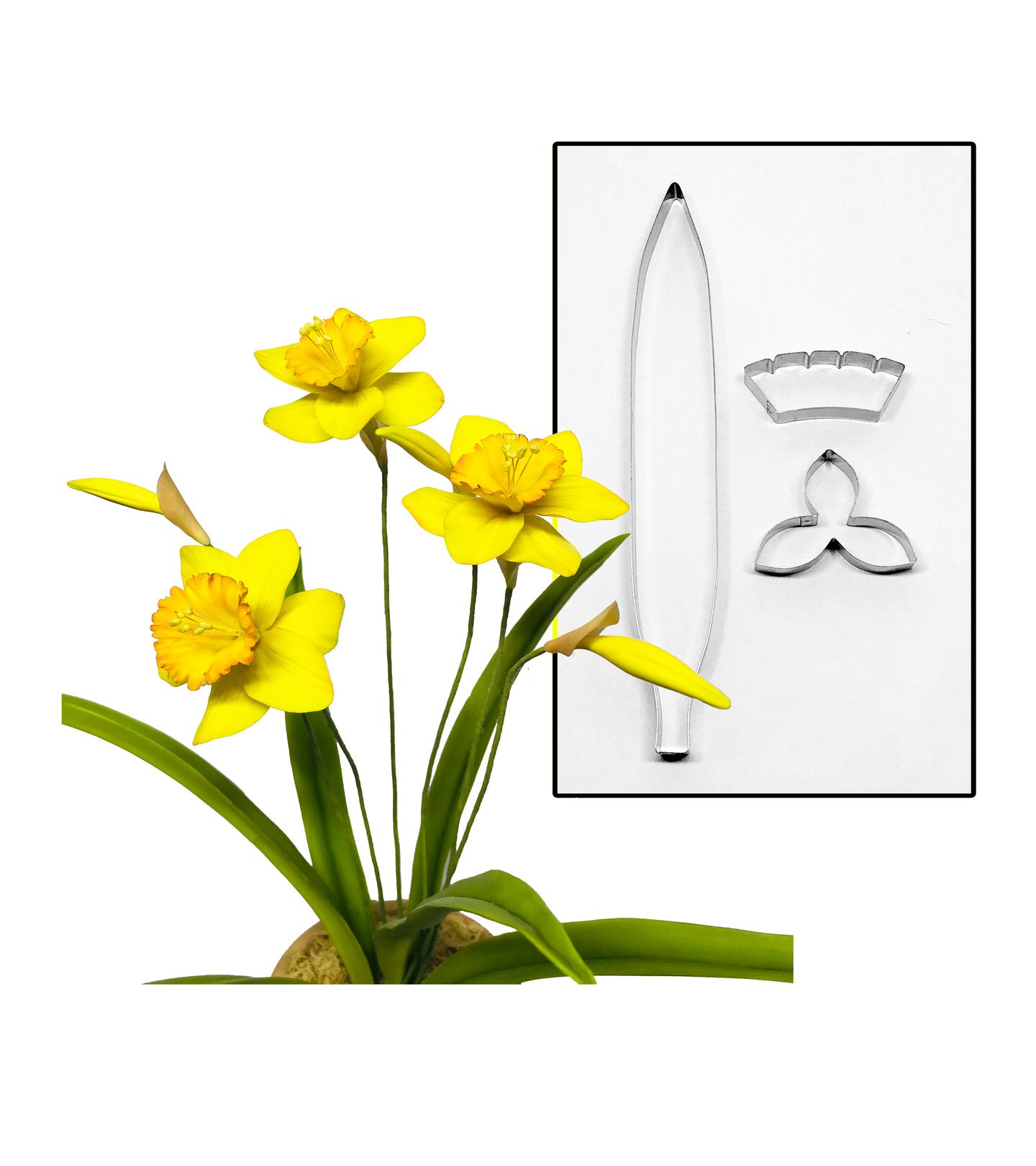 Cortador Aço - Flor - Narciso