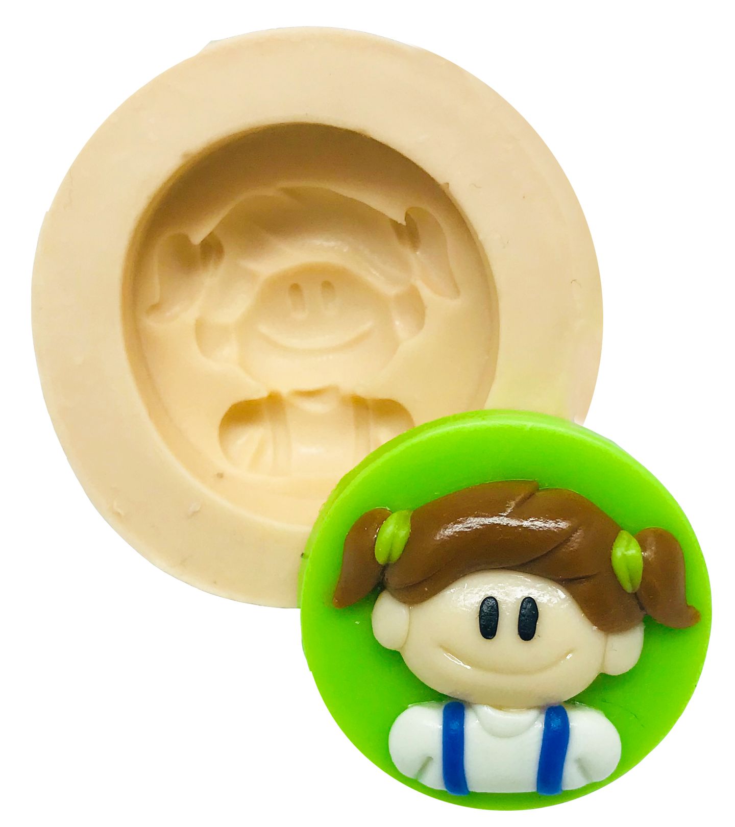 Galinha Pintadinha com Base - Rosto Mariana - Pequeno -  P506