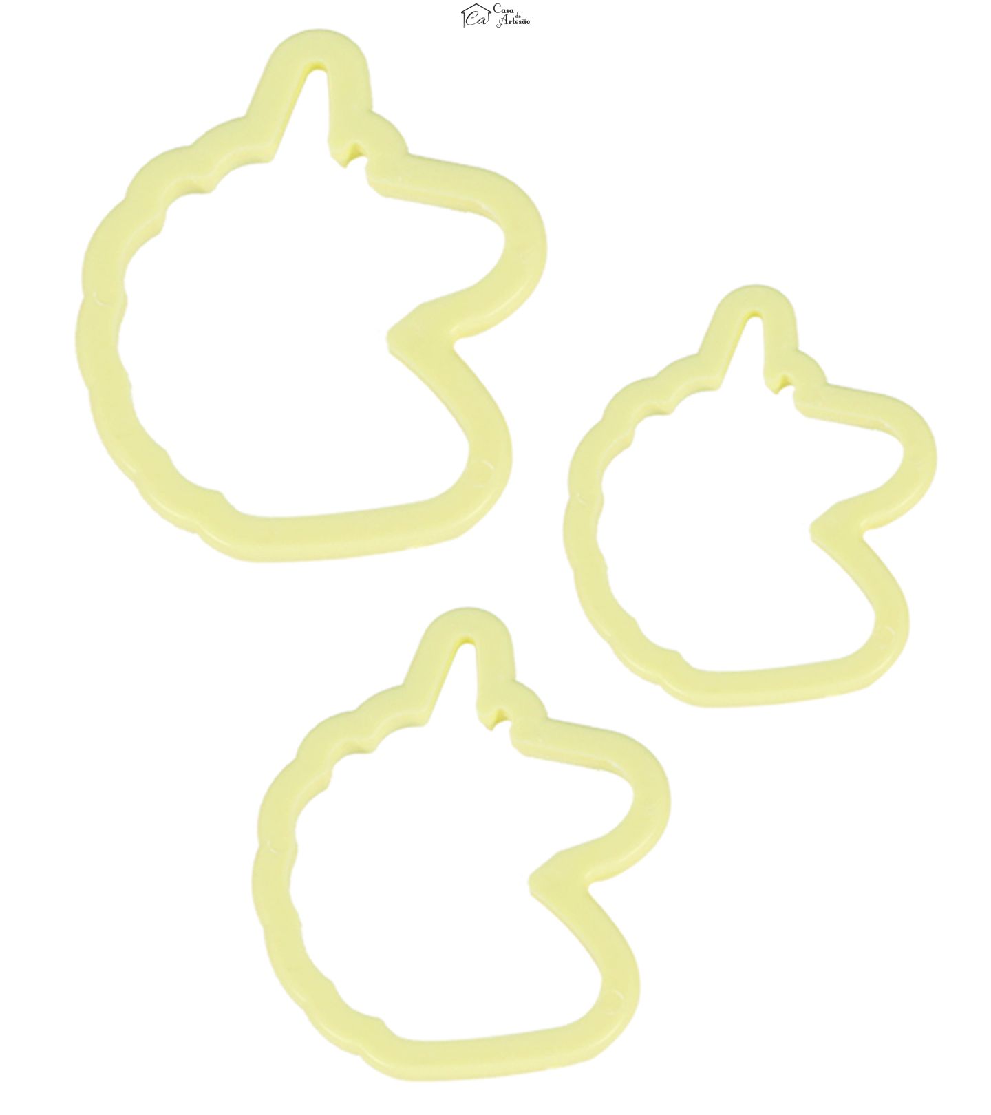 Cortador Blue Star - Unicornio - 03 peças - Cod.6030