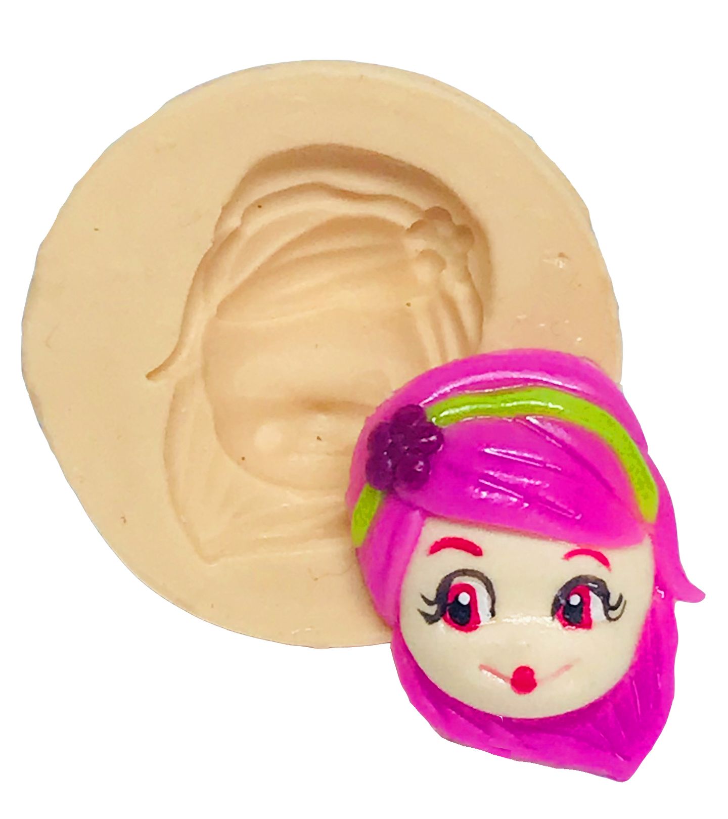 Moranguinho - Rosto  Cachinho de Framboesa - PP - P515