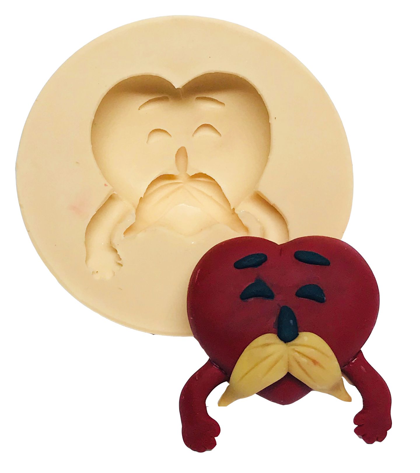 Tres Palavrinhas - Coração - Medio - P558