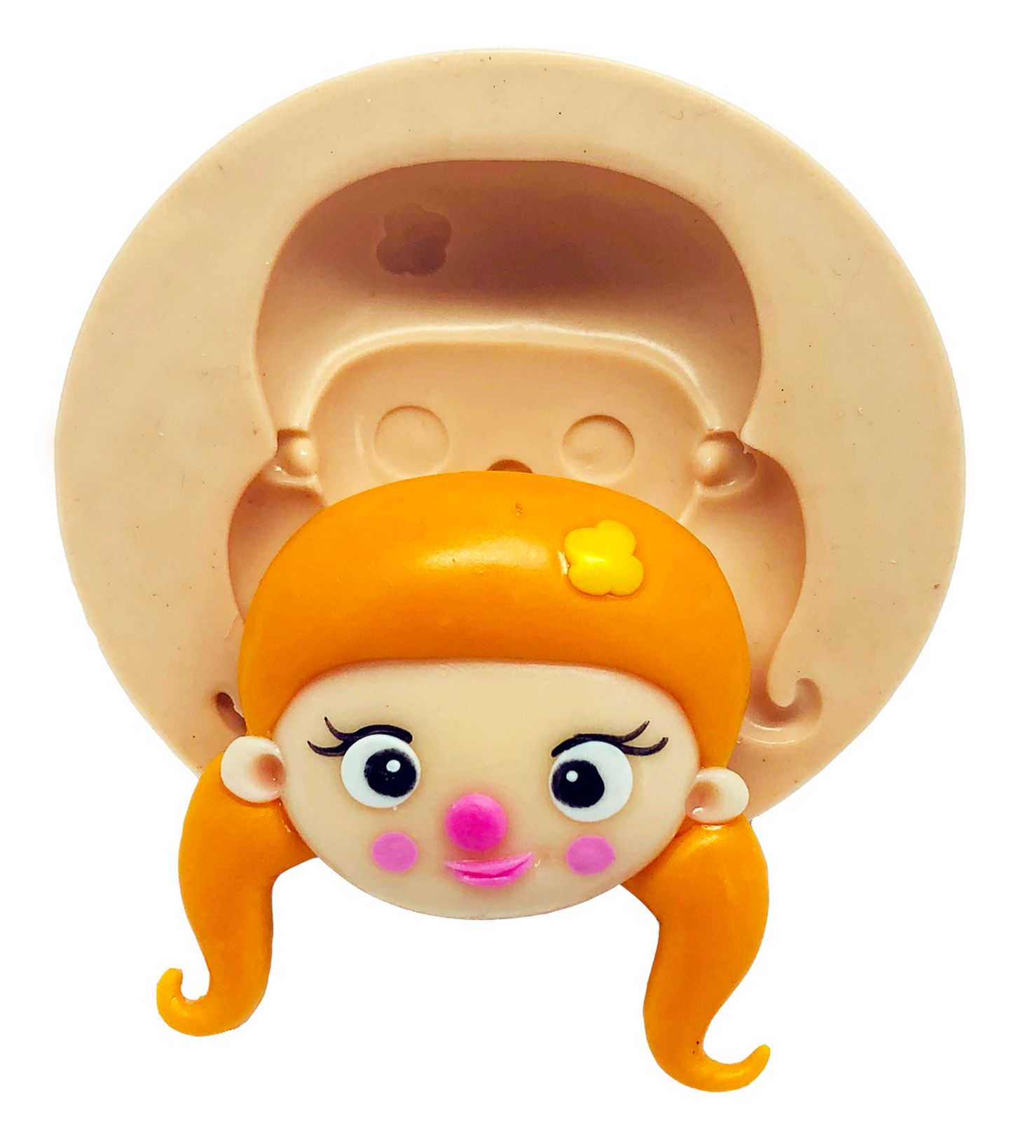 Circo Rosa - Rosto Palhaça 2 - Medio - P821