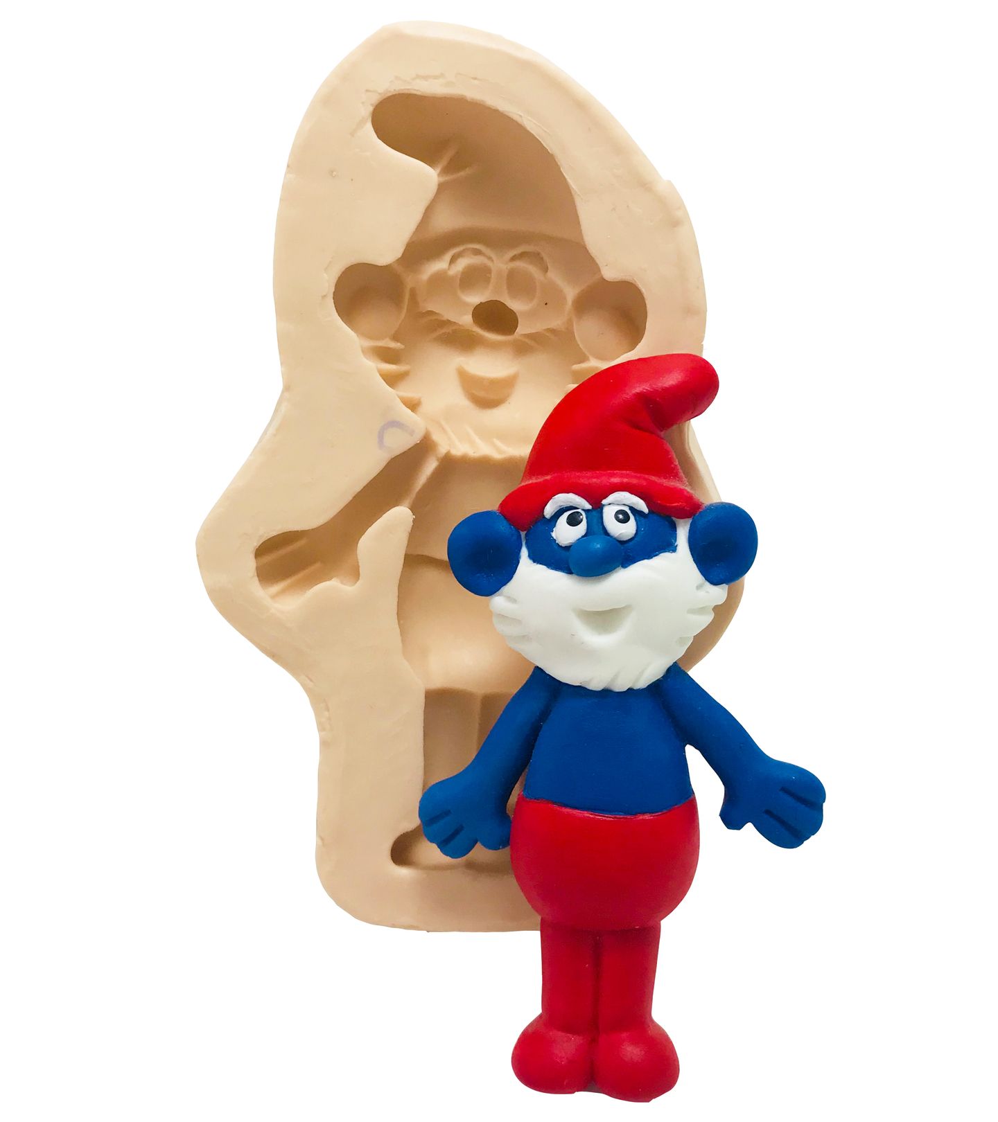 Molde de silicone - Smurf - Vovo Smurf - P128