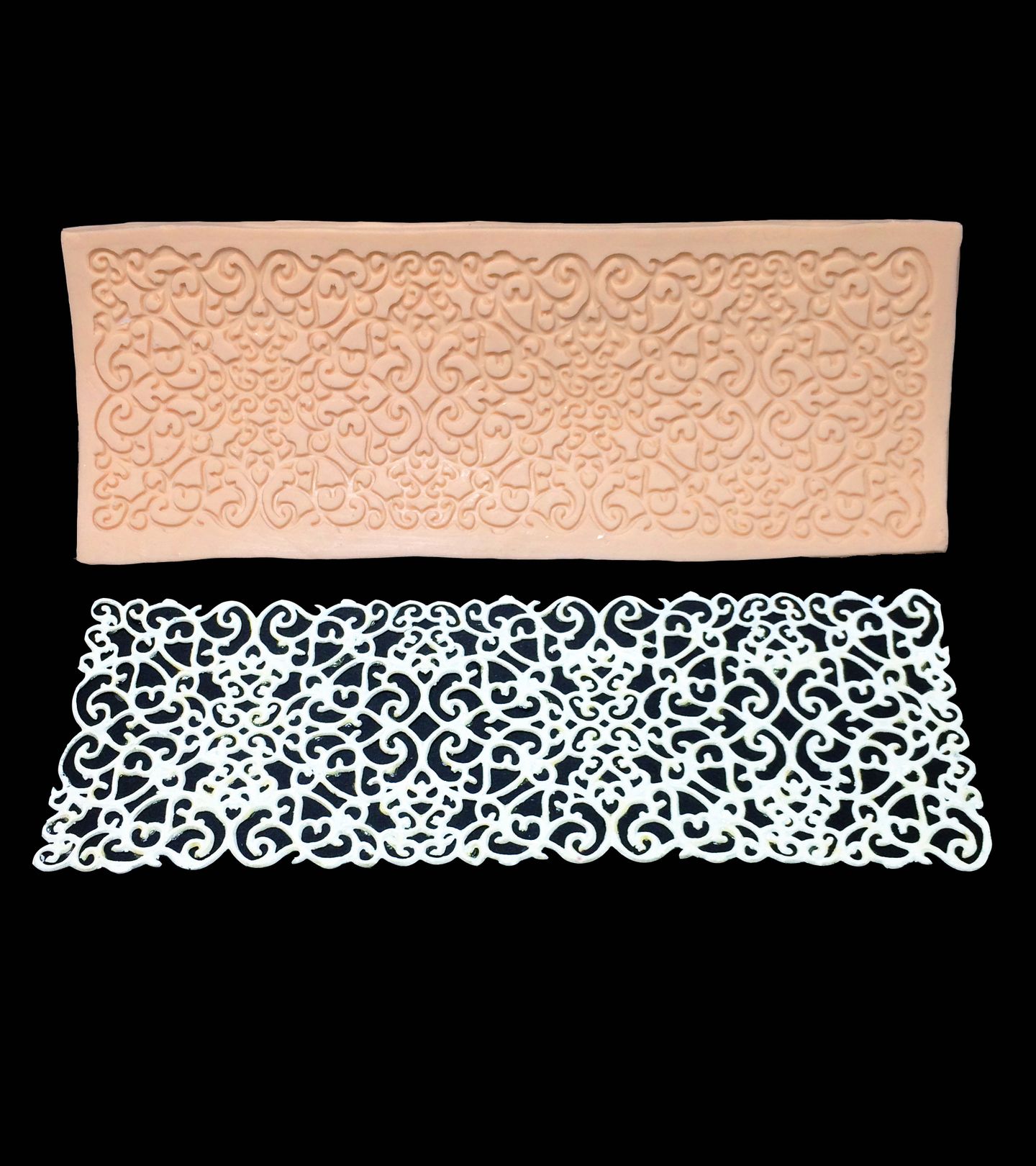 Renda Para Bolo - Mod.13 - Arabesco