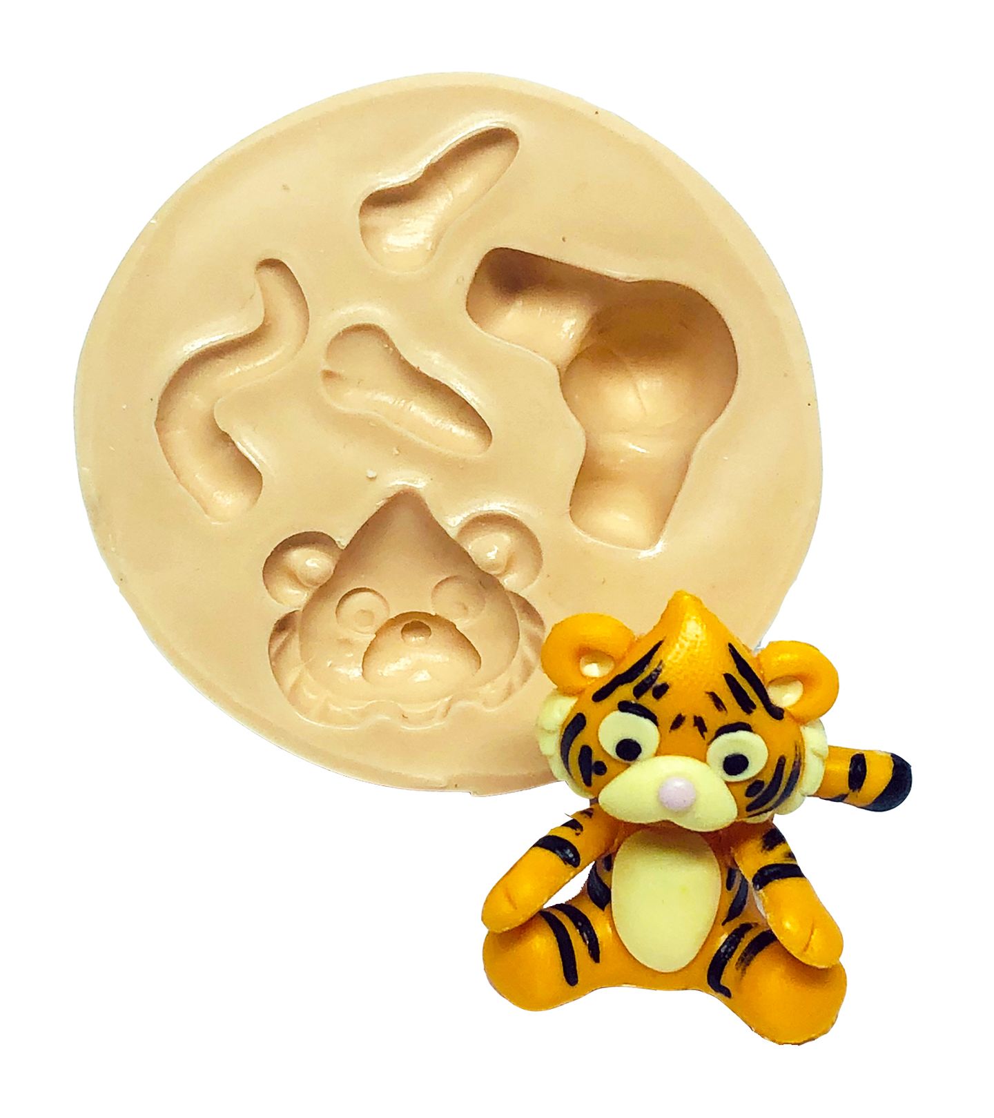 Tigre - Corpo Tridimensional - Pequeno - P702