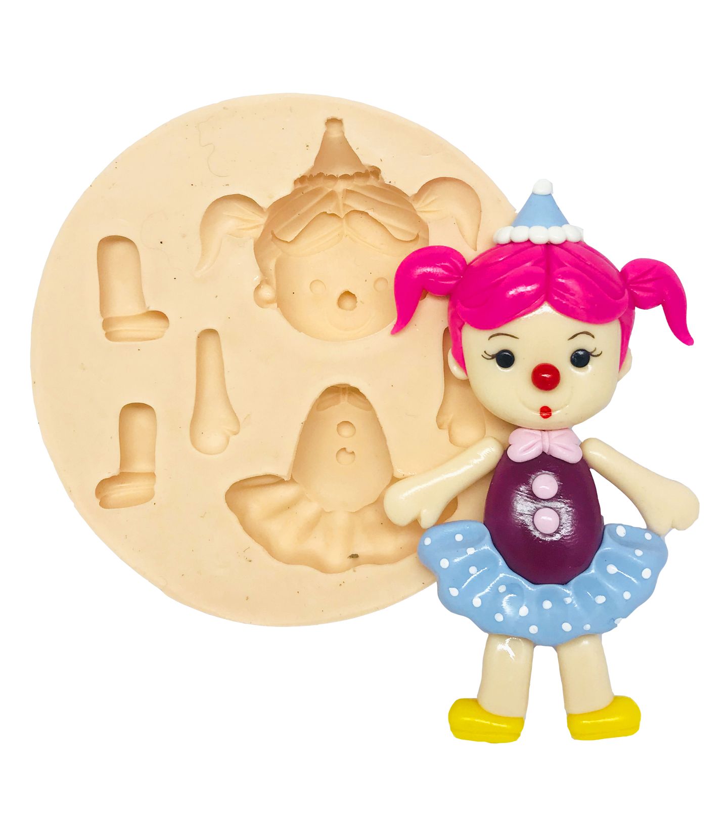 Palhaça - Com Saia - Grande - P476