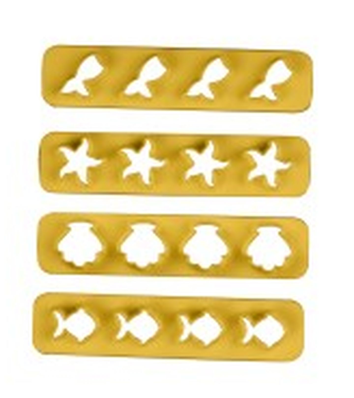 Cortador Blue Star - Kit Reguas Miniaturas 4 - c/ 04 Pç (Fundo do Mar)- Cod.9314