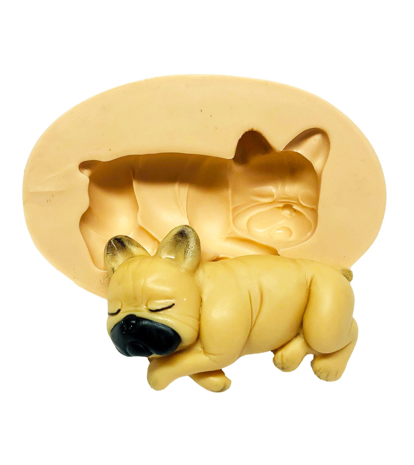 Cachorro -  Bulldog Dormindo - Grande - P741