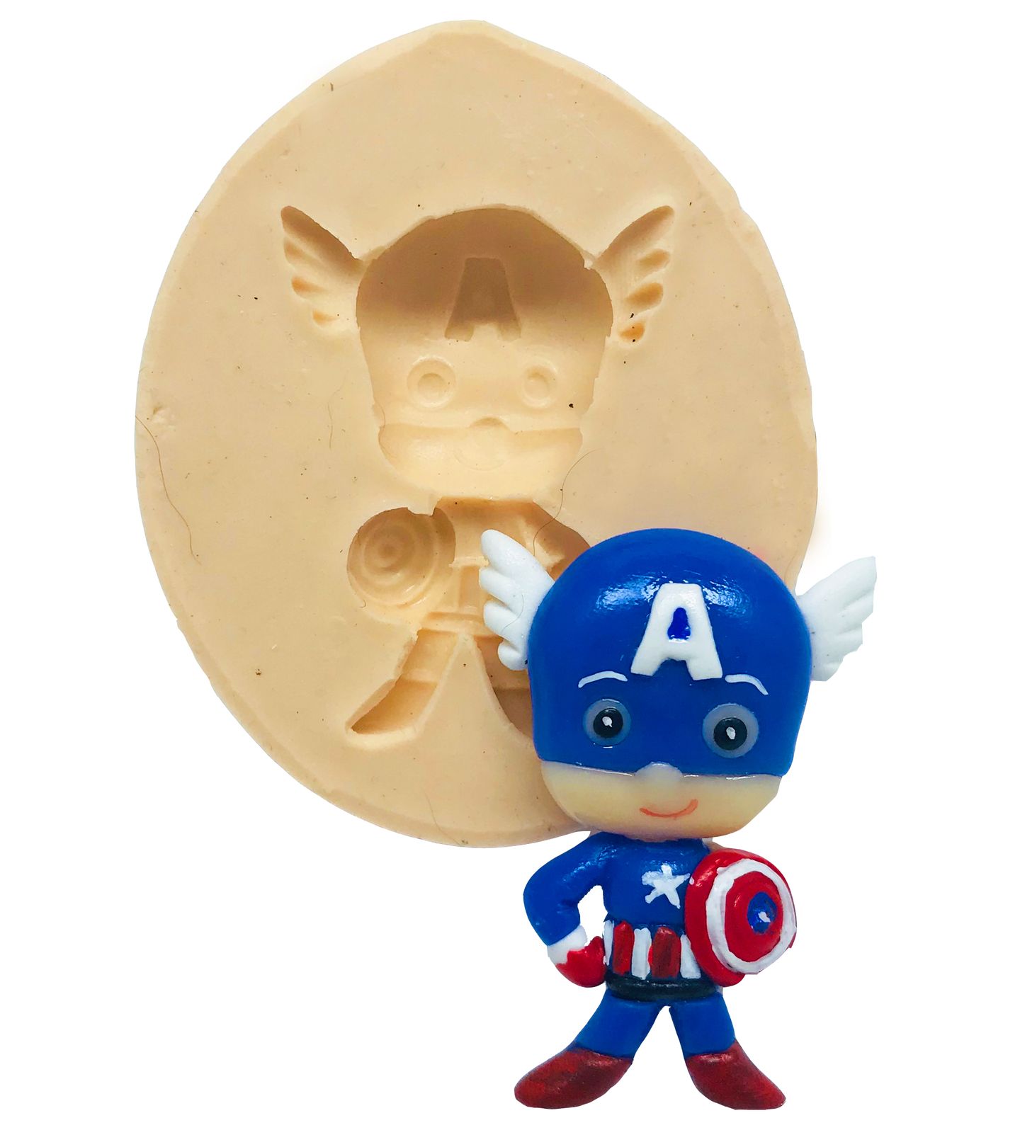Os Vingadores - Fofinhos - Capitao America - Medio - P495