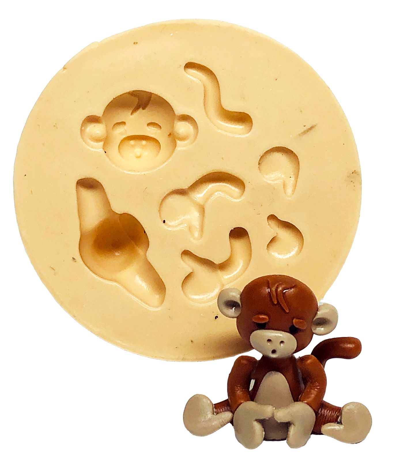 Macaco - Corpo Tridimensional - Pequeno - P677