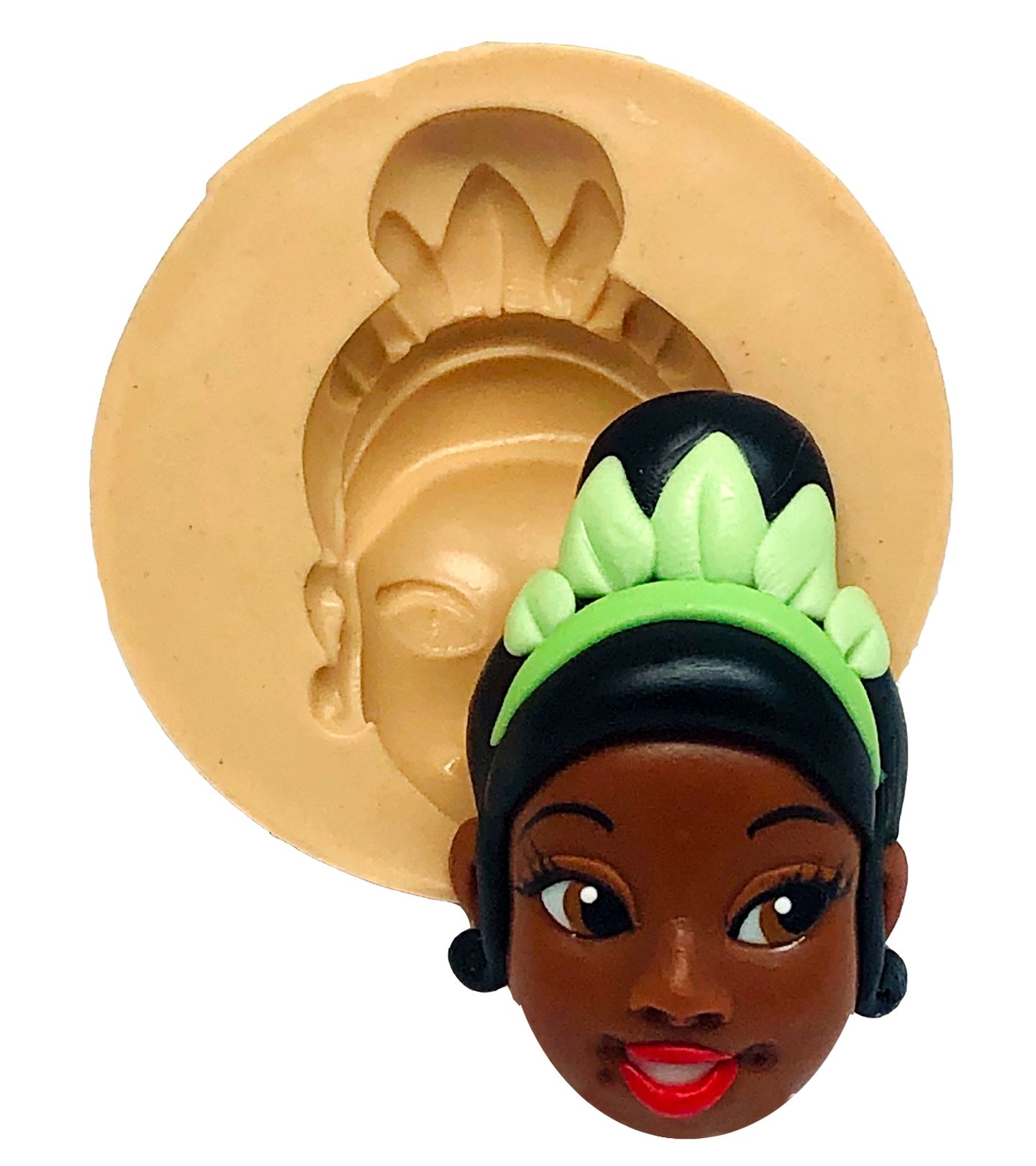 Princesas - Rosto Tiana (A Princesa e o Sapo) - Media - P862