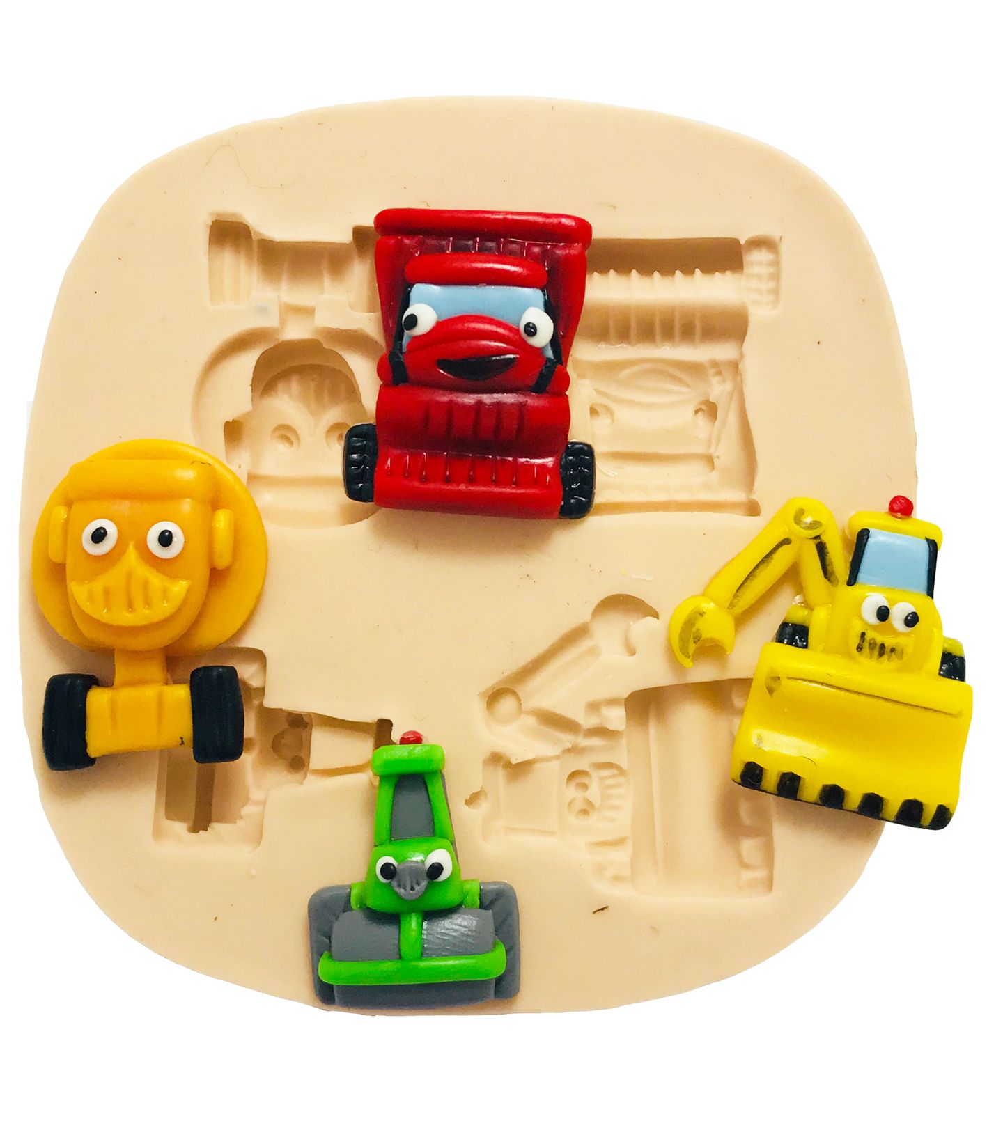 Bob Construtor - Dizzy, Muck, Roley, Scav - Pequeno - P436