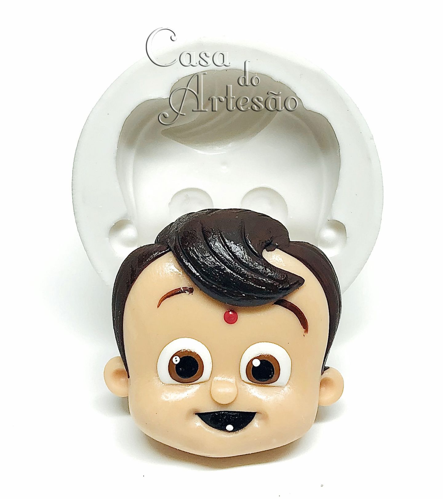 O Pequeno Poderoso Bheem - Rosto Bheem - Grande - P899