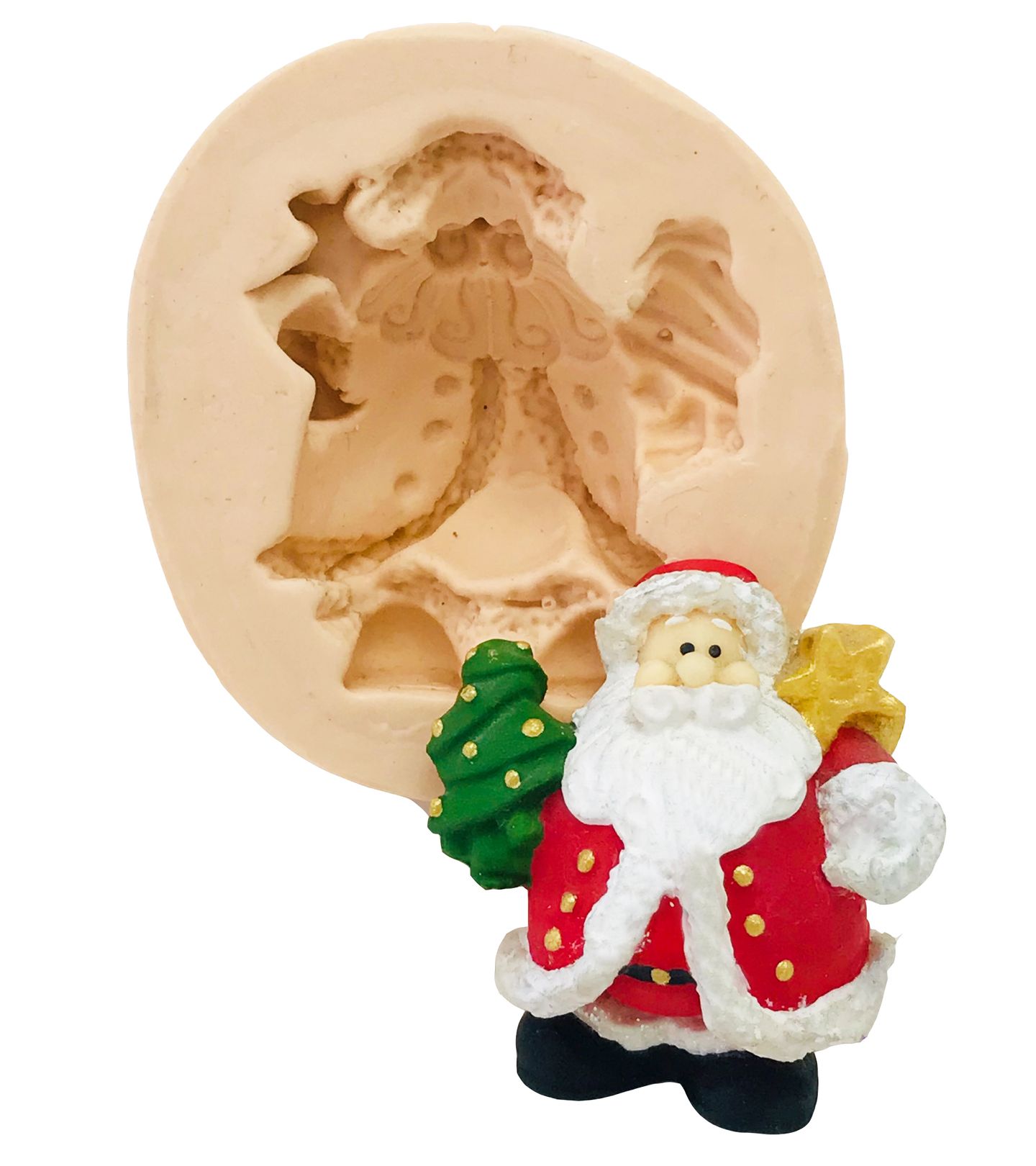 Papai Noel c/ Pinheiro e Estrela