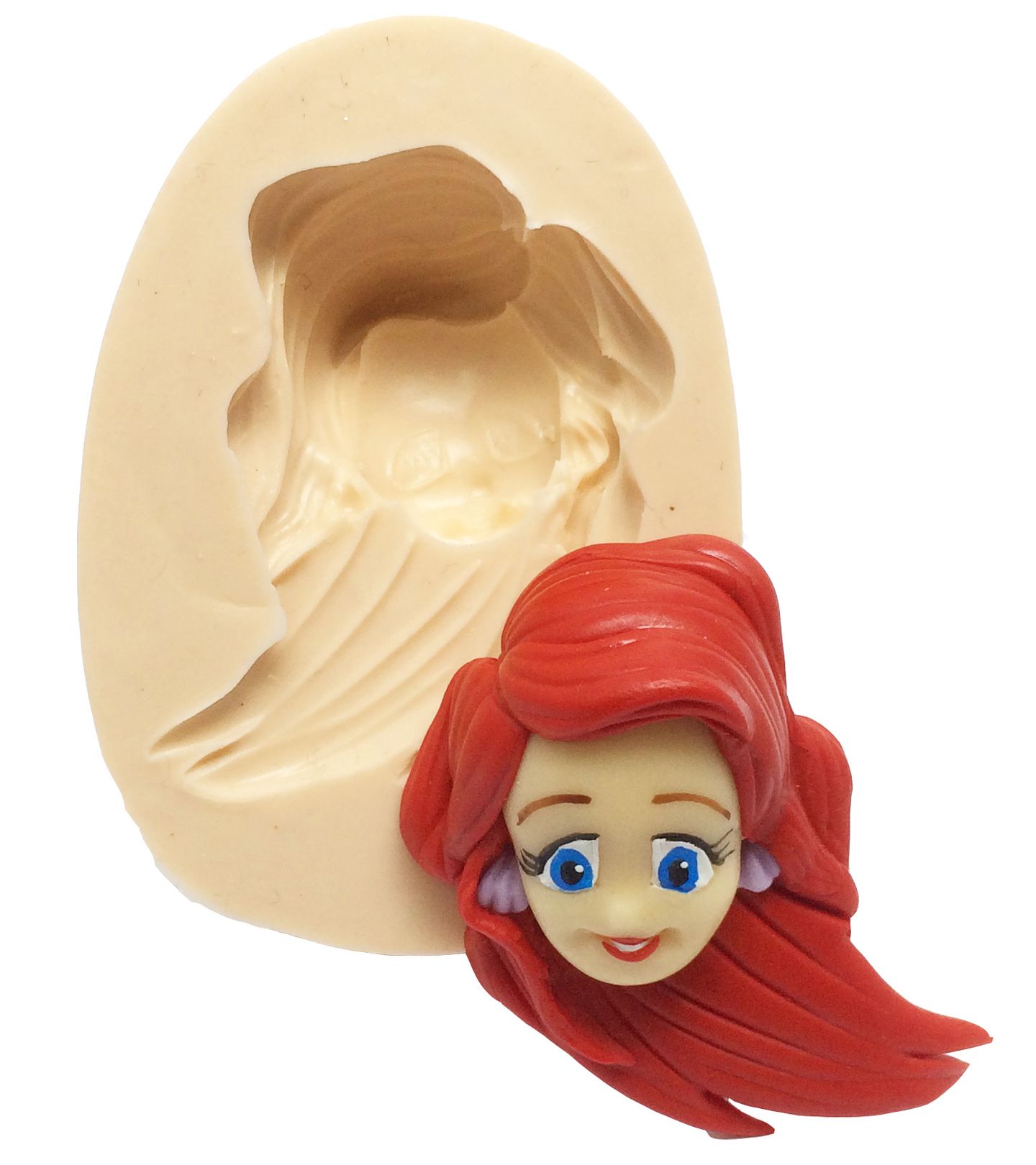 A Pequena Sereia - Rosto Ariel - P251