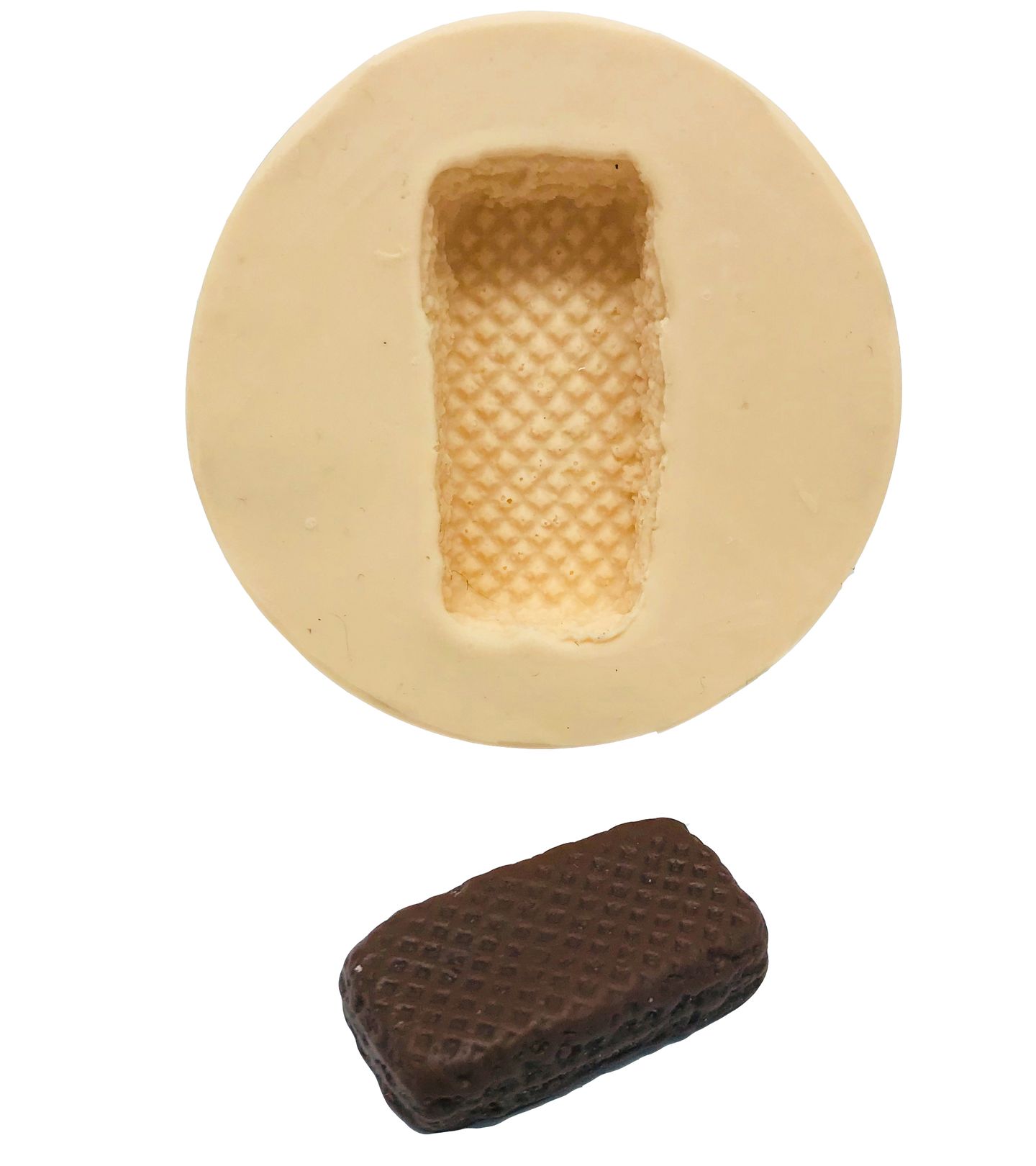 Bolacha Retangular Waffer Pequena