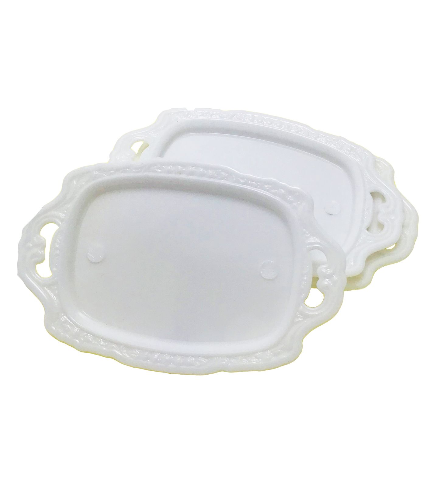 Miniaturas - Bandeja Branca - Emb c/ 03