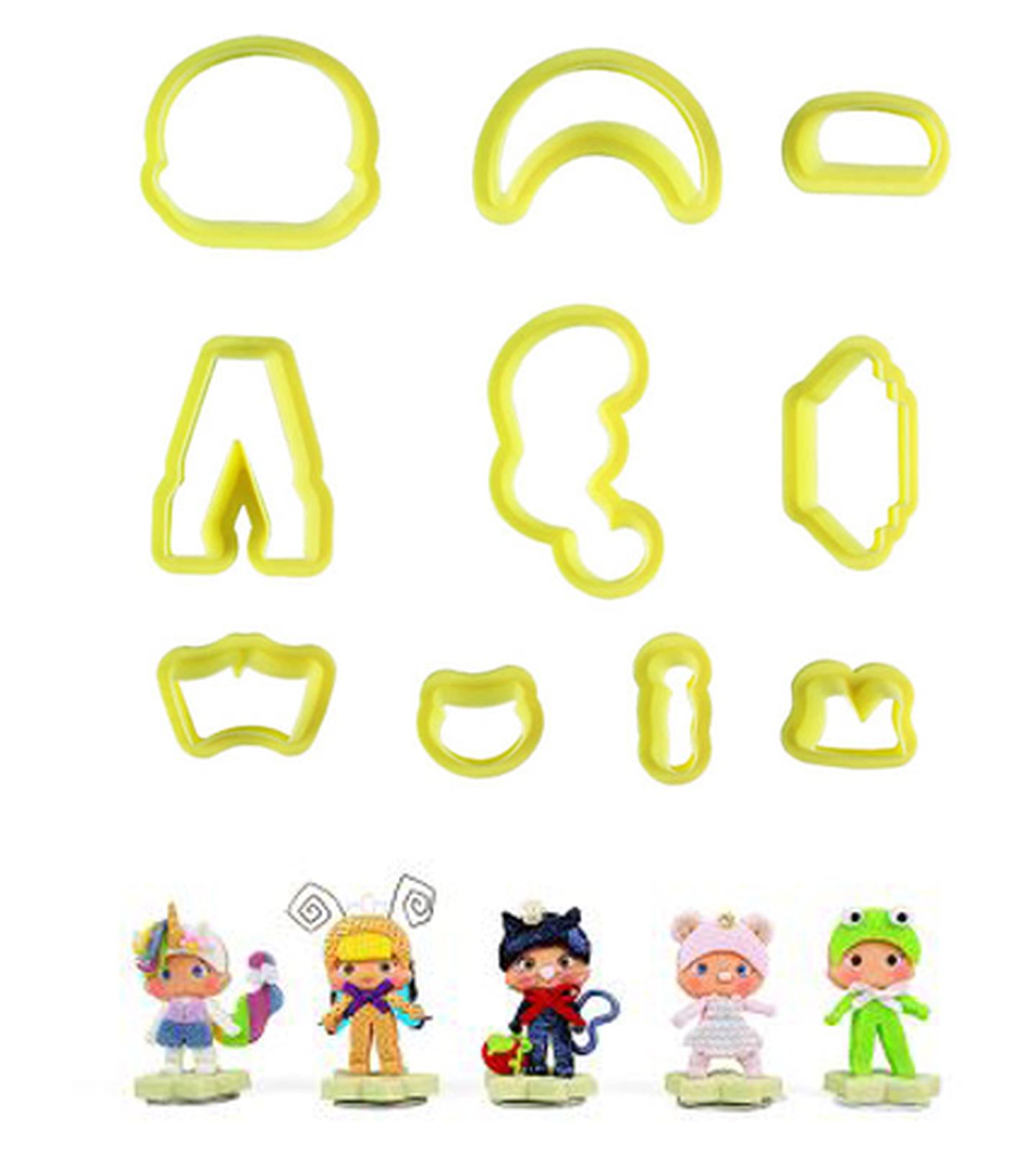 Cortador Blue Star - Bonequinhas Lol - 10 Peças - Cod.6535