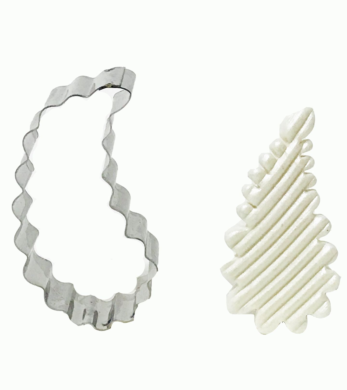 Cortador Aço - Decoração p/ Bolo - Curva Ond. Pq