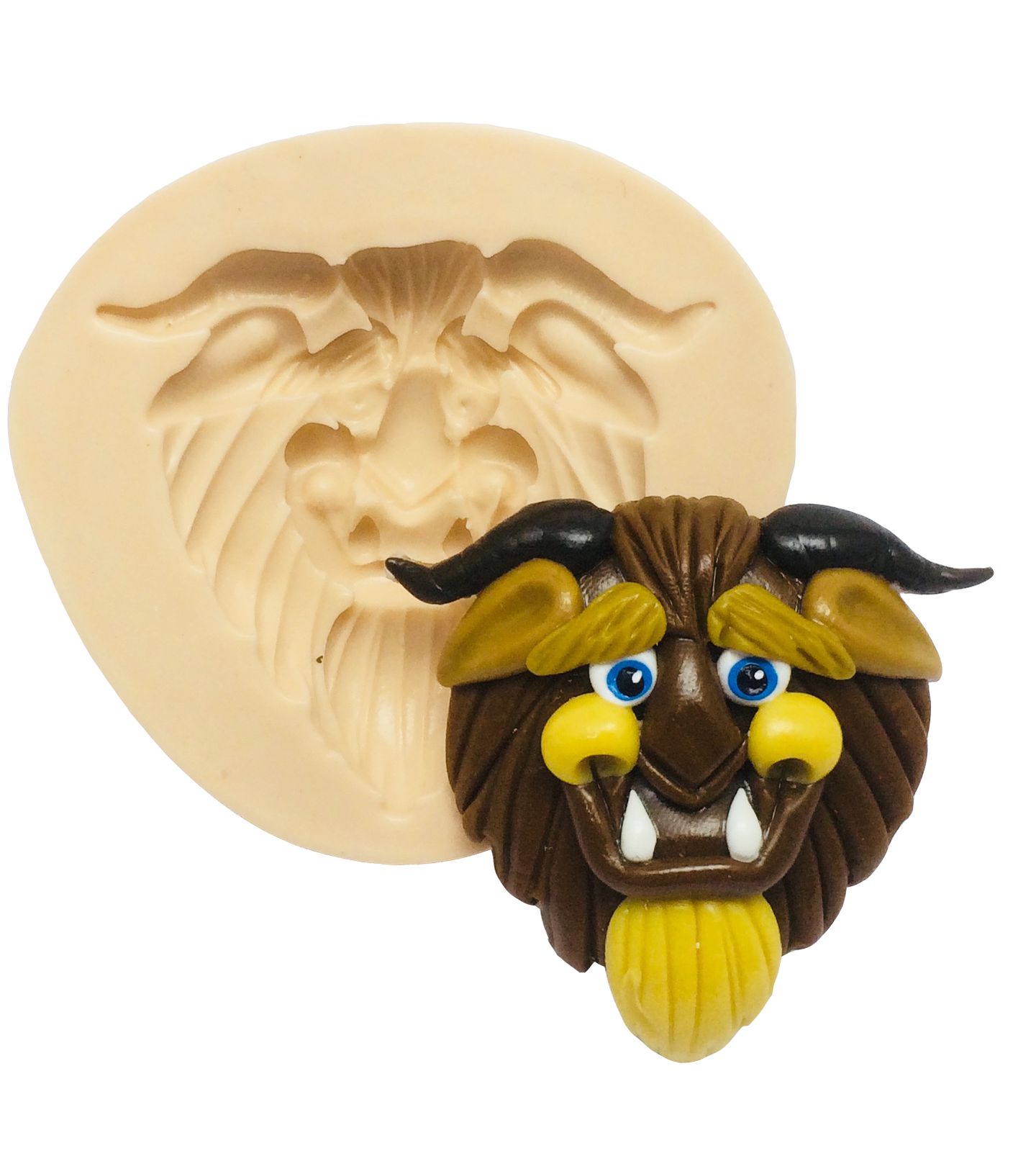 A Bela e a Fera - Rosto Fera - Mod.02 - Medio -  P293