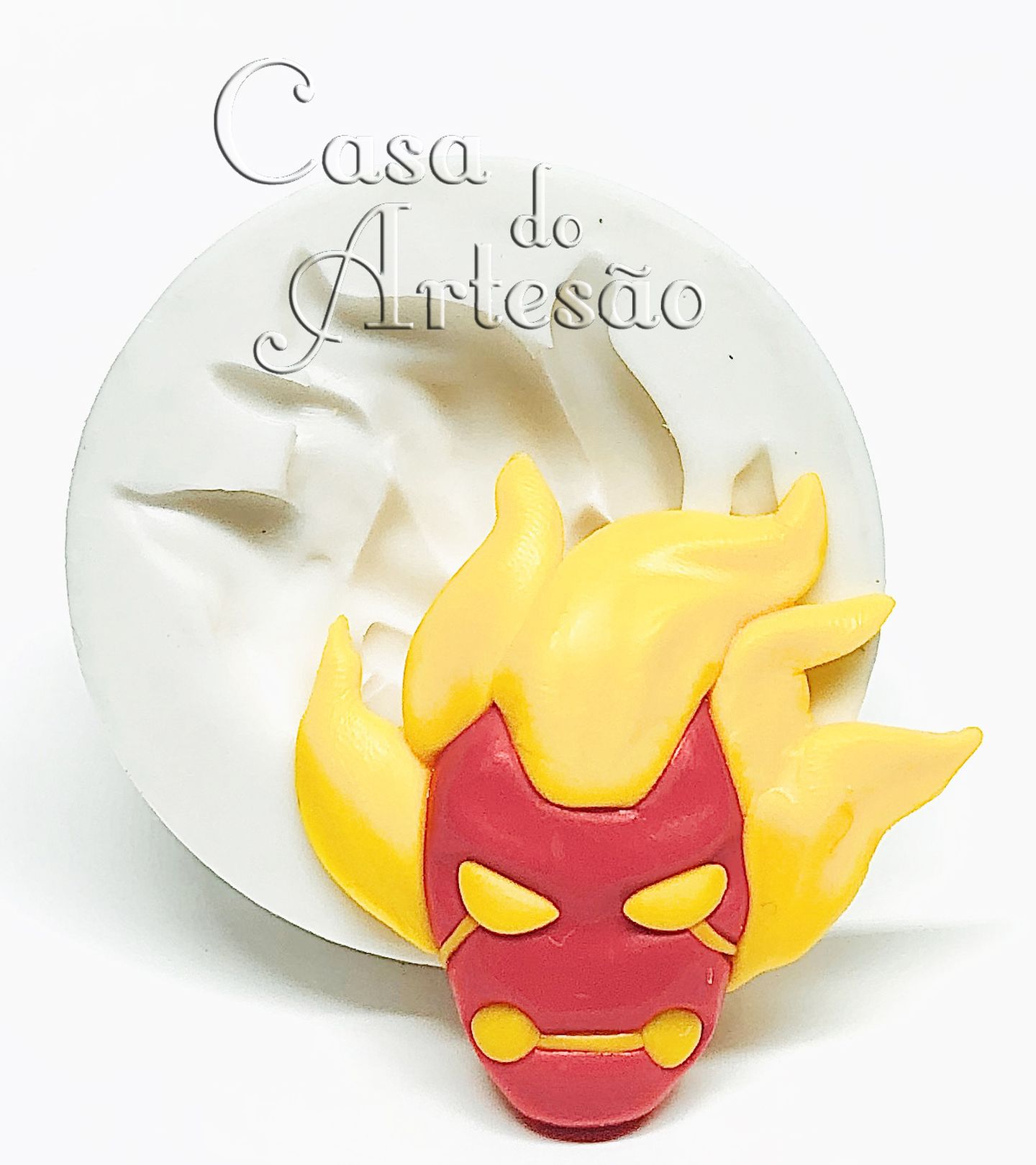 Ben 10 - Rosto Heatblast - Medio - P900