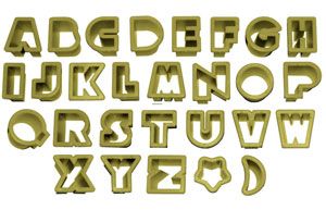 Cortador Blue Star - Letras - 2 cm -Cod.6894