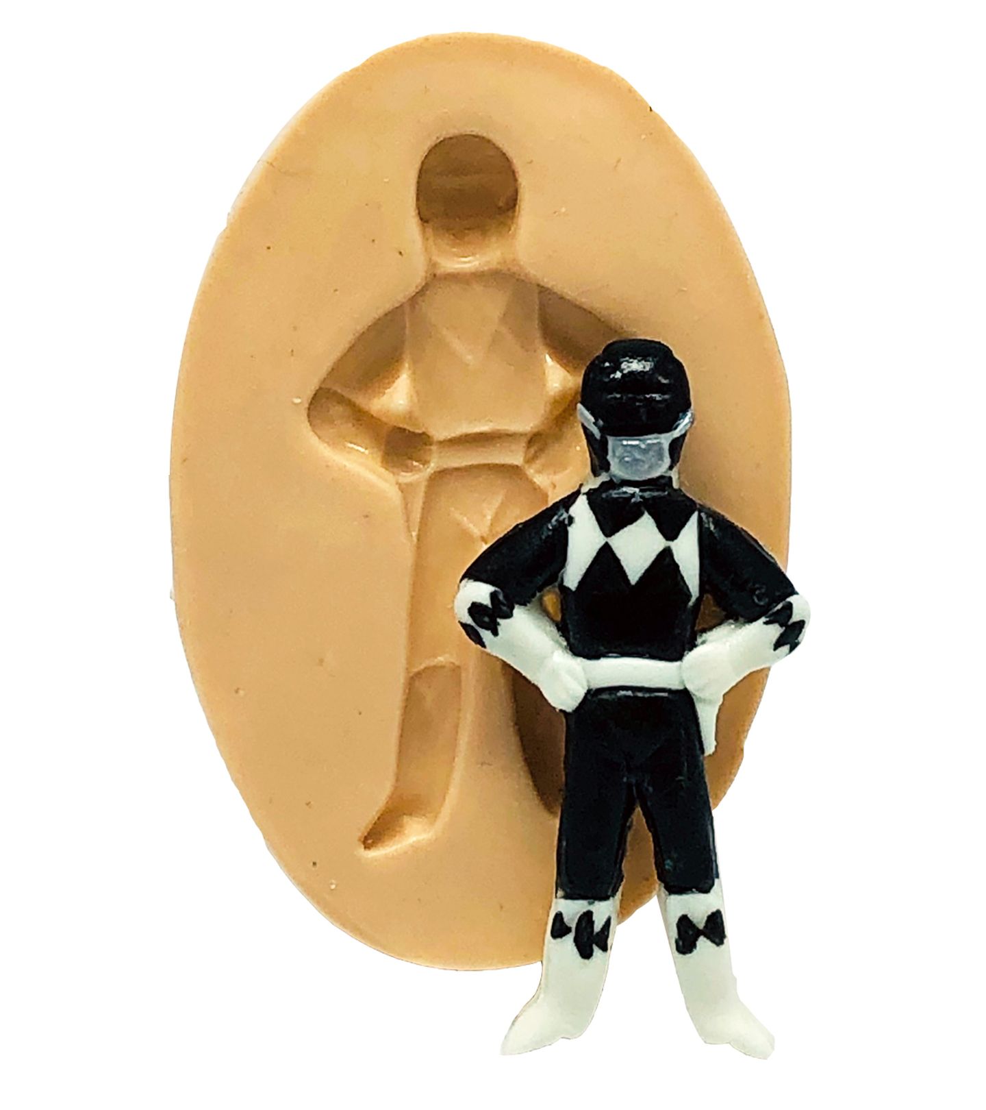 Power Ranger - Preto - Pequeno - P804