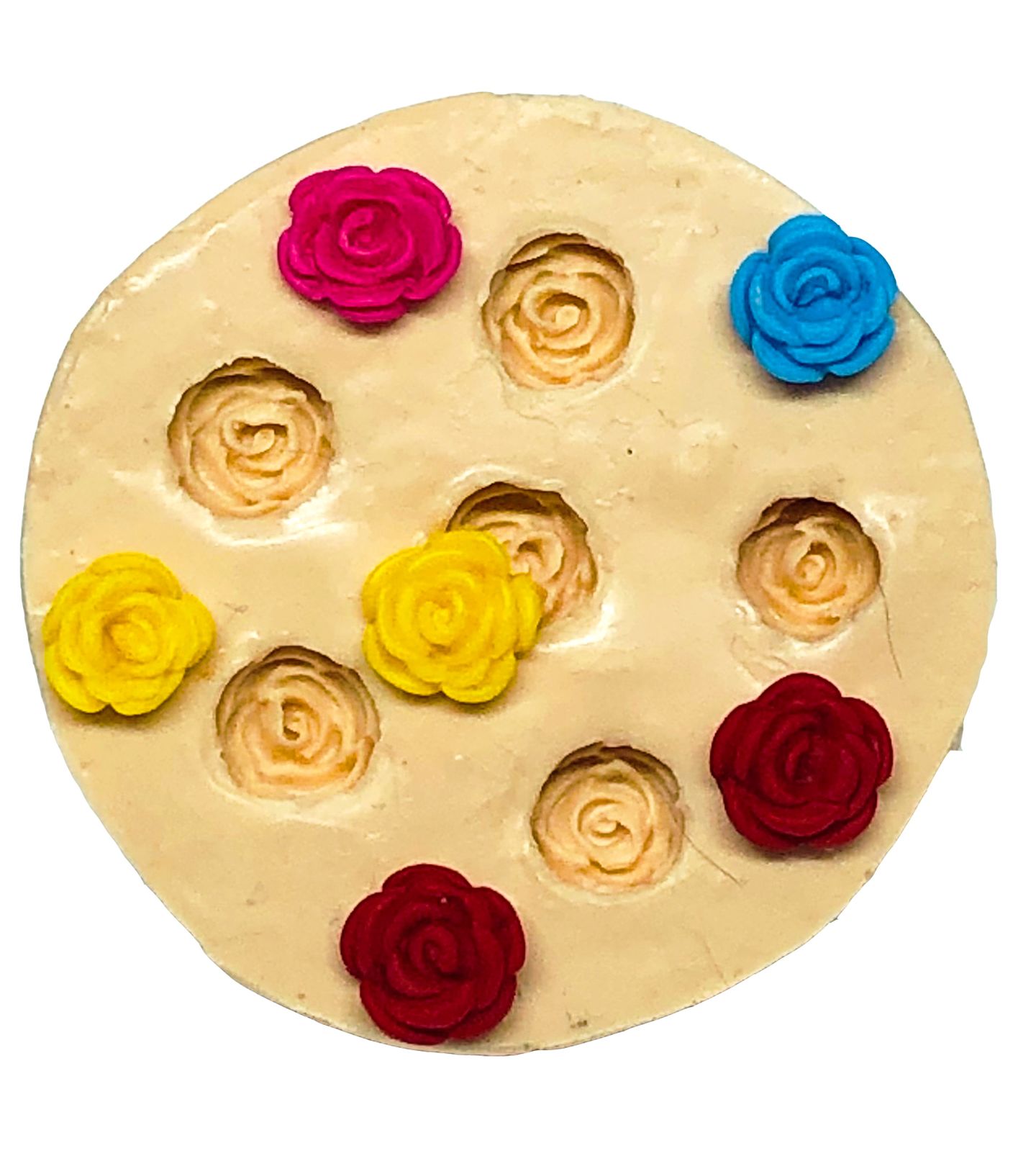 Rosa - 6 Peças - Pq - P187