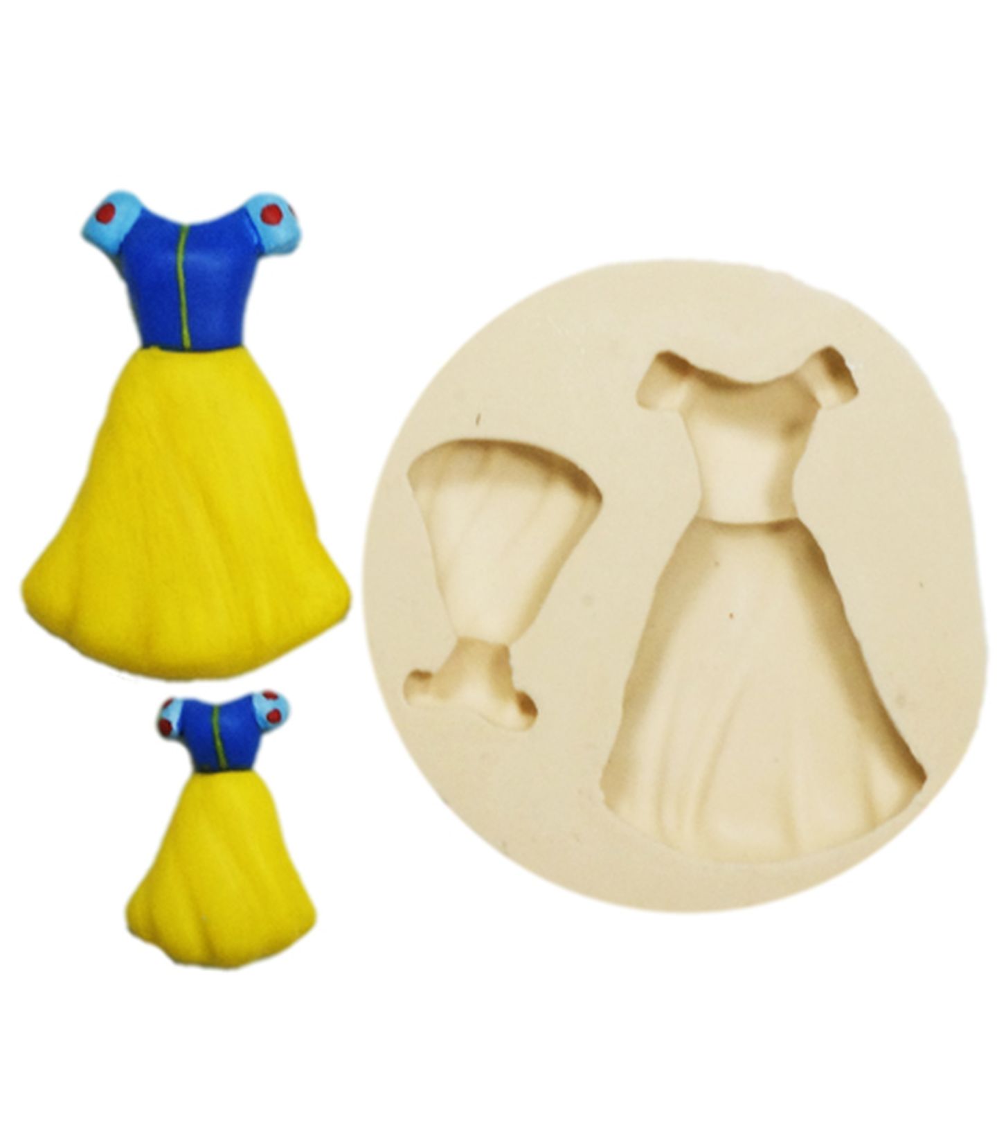 Vestido Princesa - Branca de Neve - P190