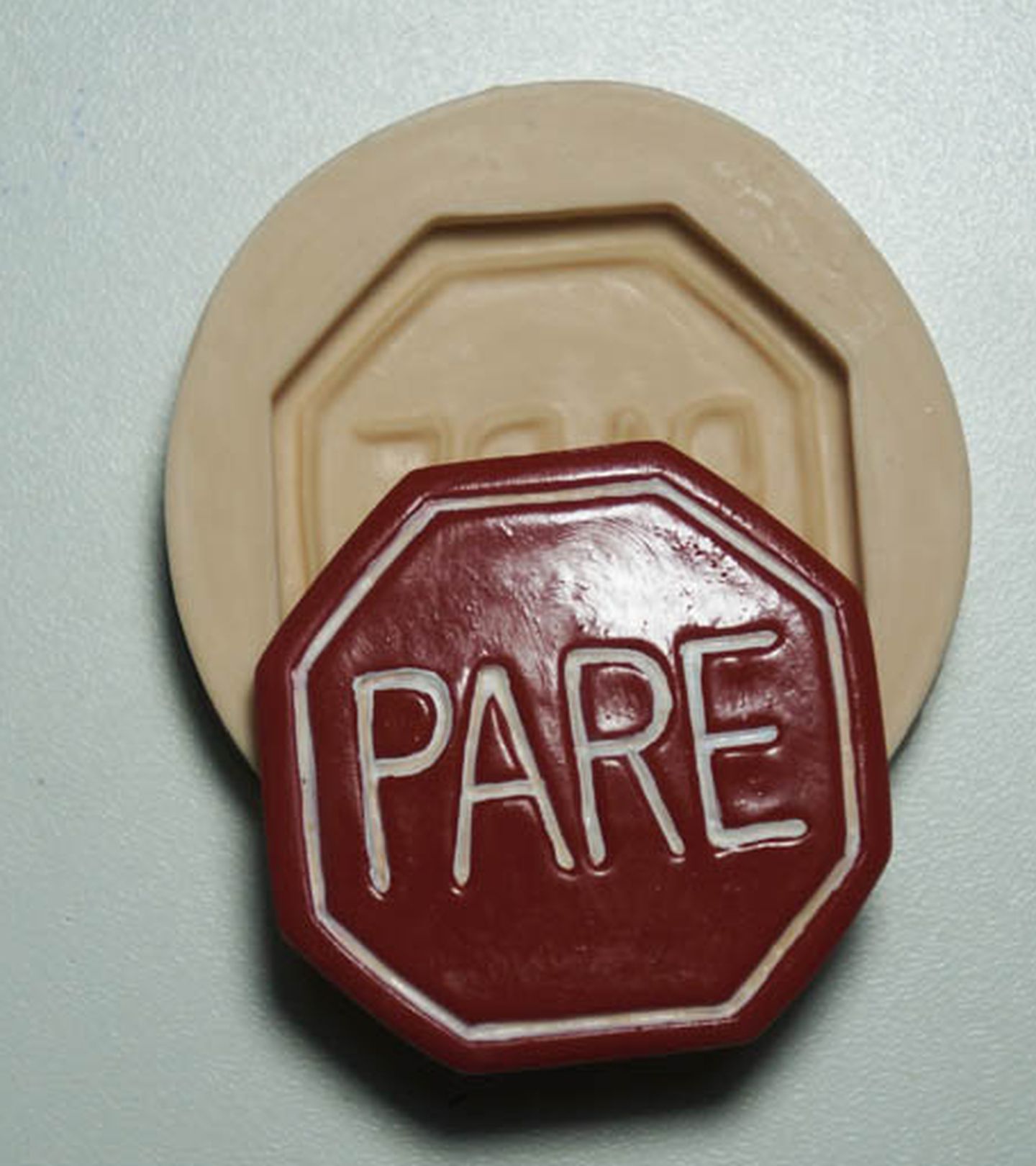 Placa Sinalização - Pare - Grande - P438