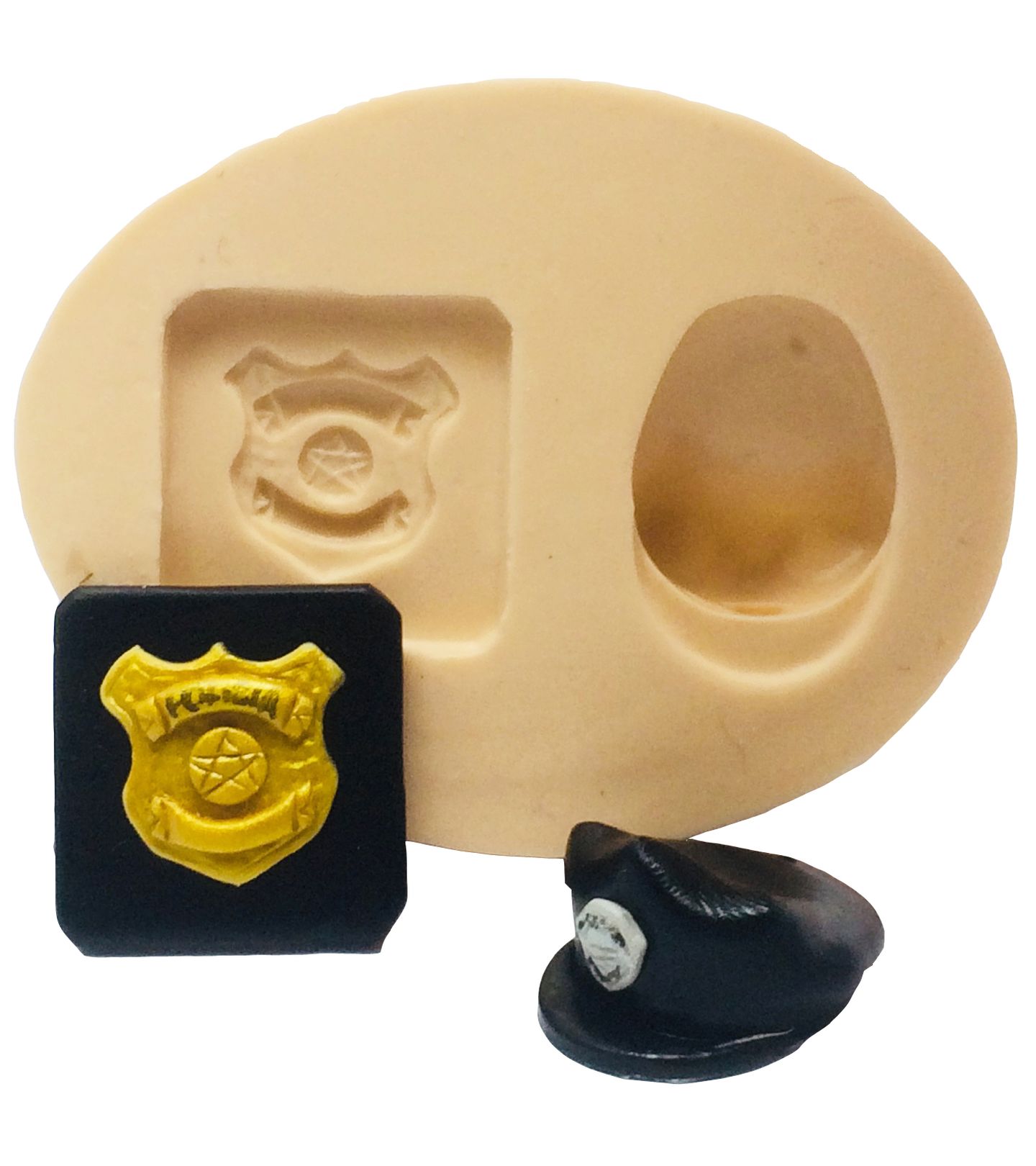 Policia - Distintivo I e Bone Medio - P301