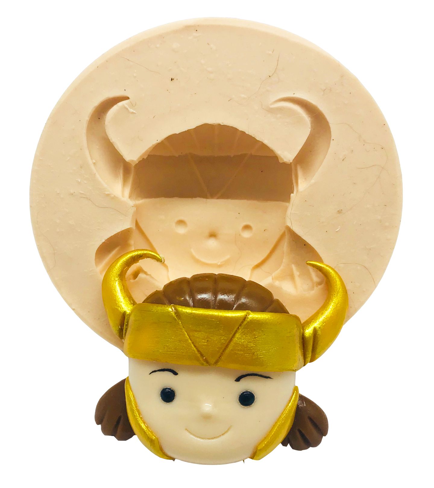 Os Vingadores - Fofinhos - Rosto Loki - Grande - P494