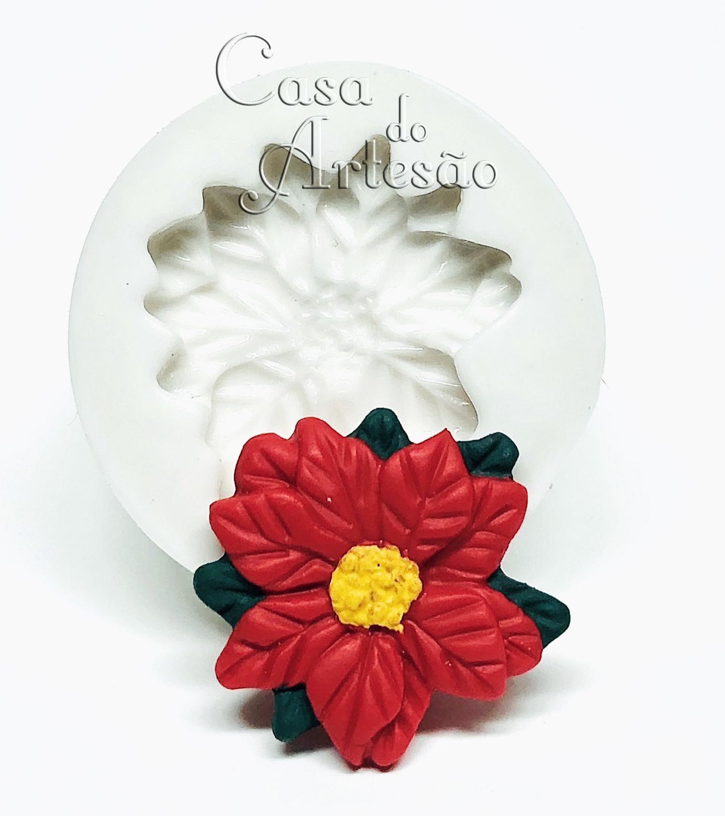 Natal - Flor Poinsétia - Pequena - P891