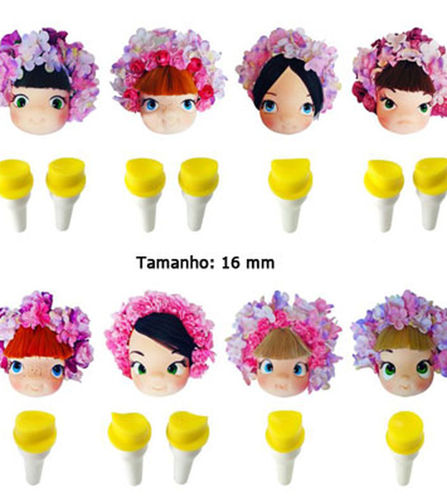 Marcador - Blue Star - Olhos - Tam.04 (1,6 cm)- c/ 12 - Cod.2289