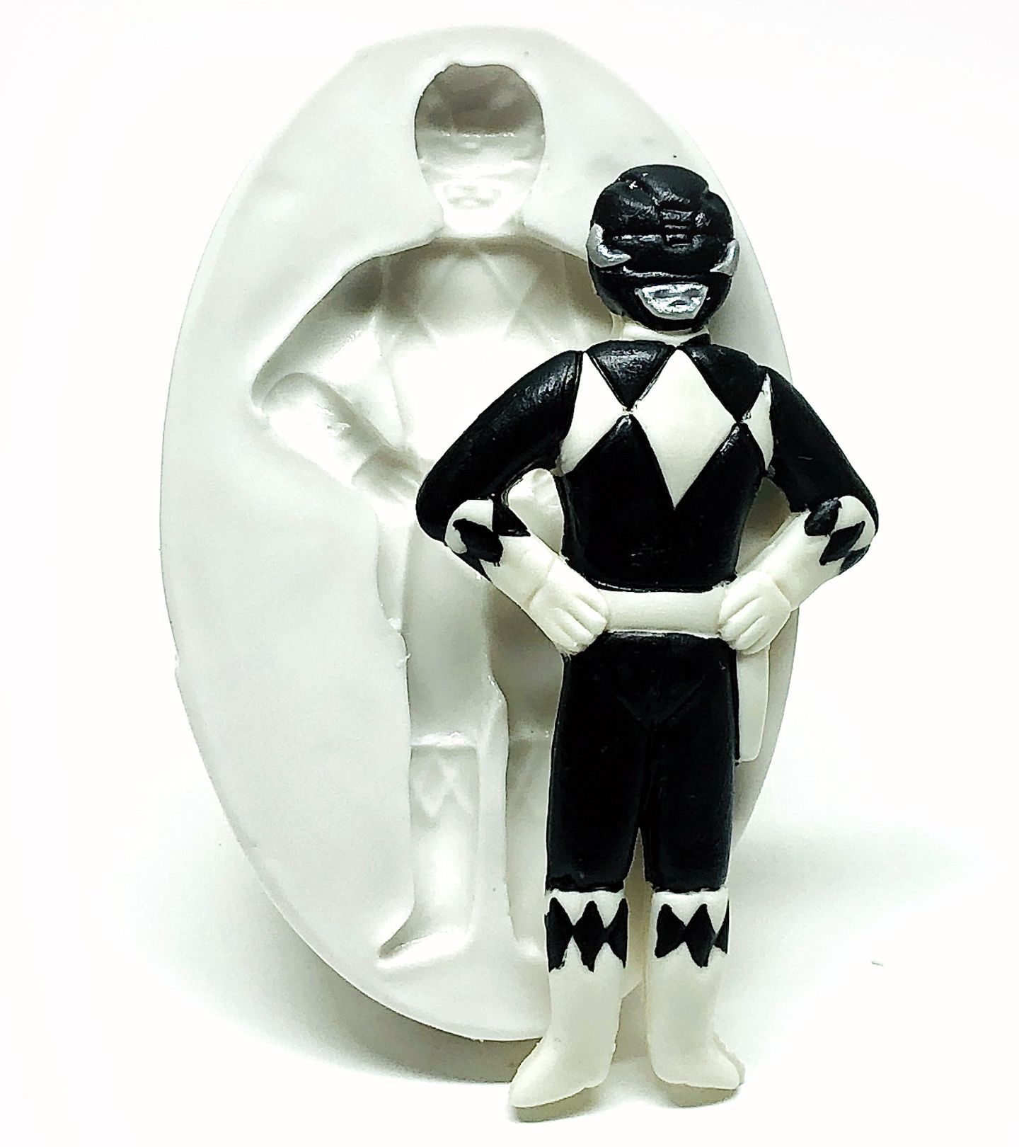 Power Ranger - Preto - Grande - P789