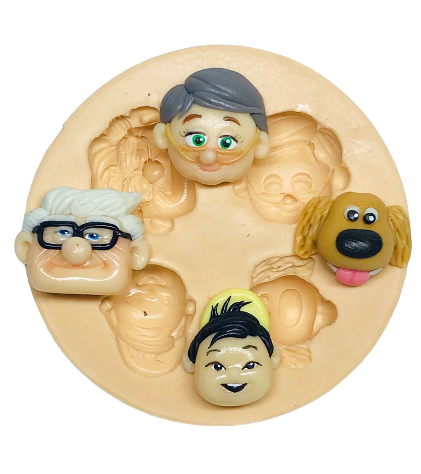 Up! Altas Aventuras - Rosto Ellie, Carl, Russel e Dug - P548