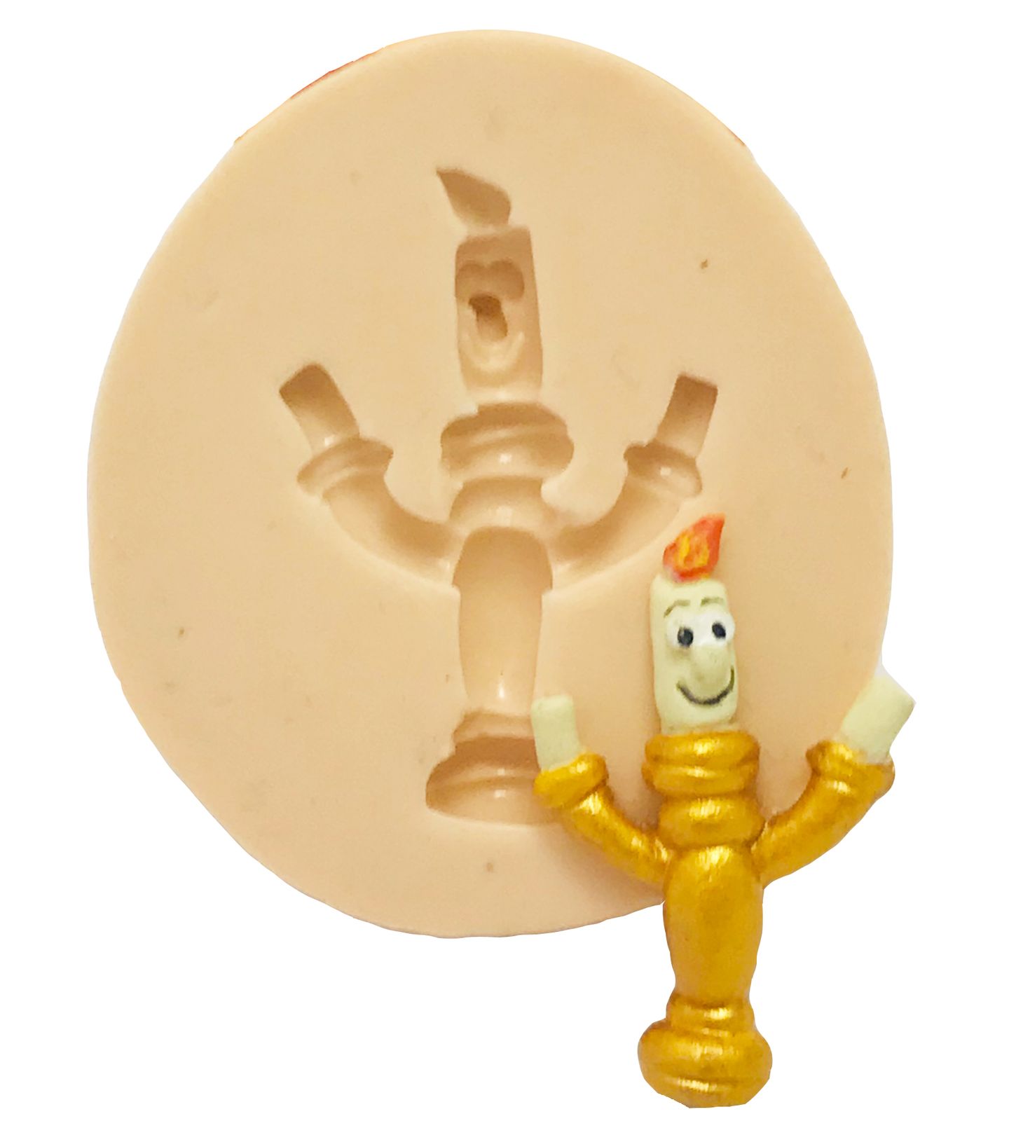 A Bela e A Fera - Candelabro Pequeno