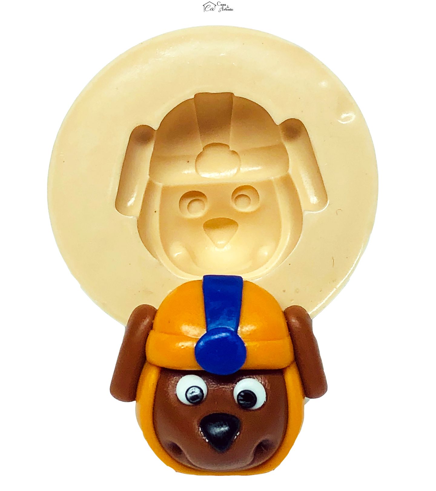 Molde de silicone - Patrulha Canina Aquatica - Rosto Zuma - Grande - P666