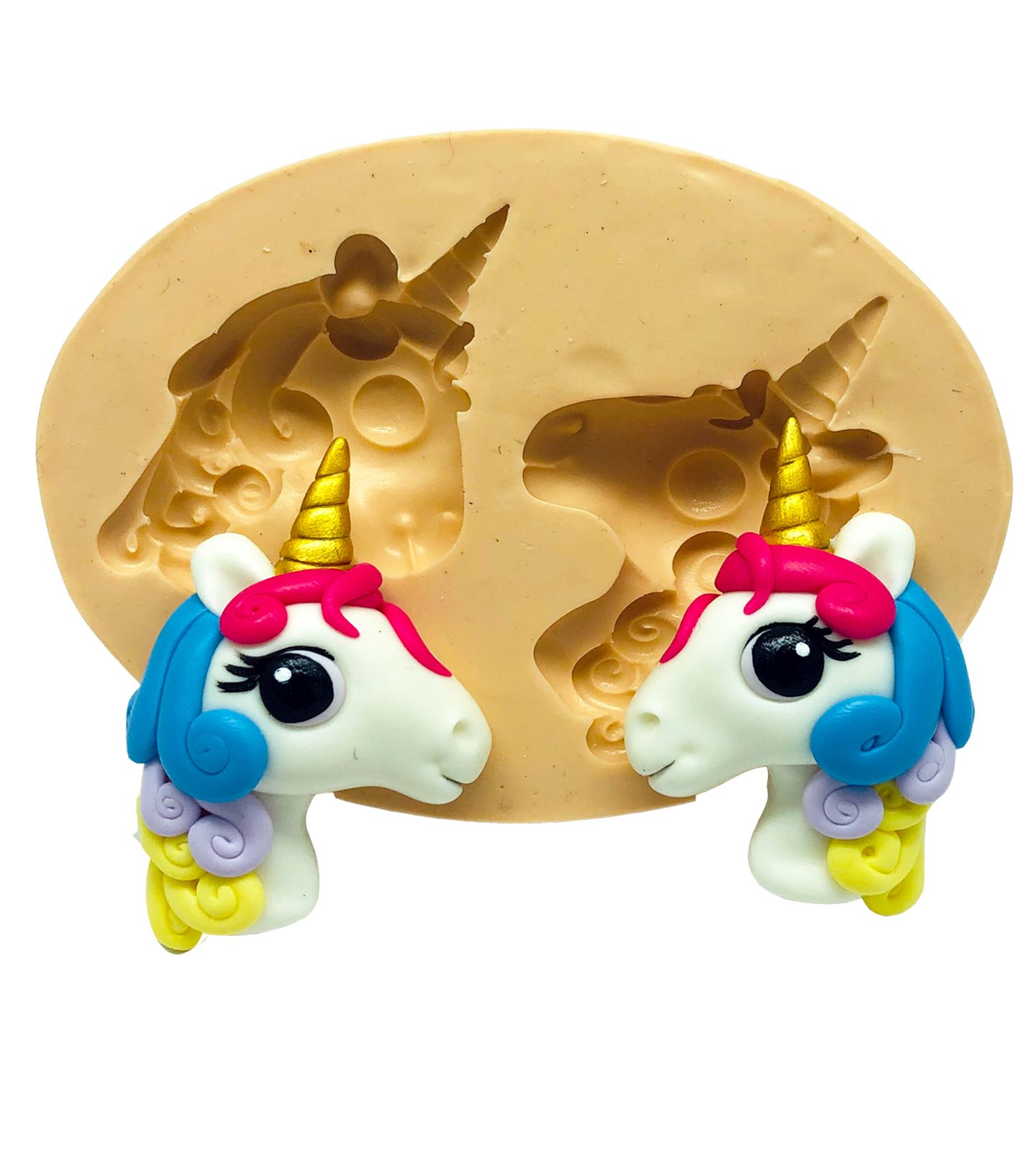 Unicornio - Rosto Grande - Duplo - P859